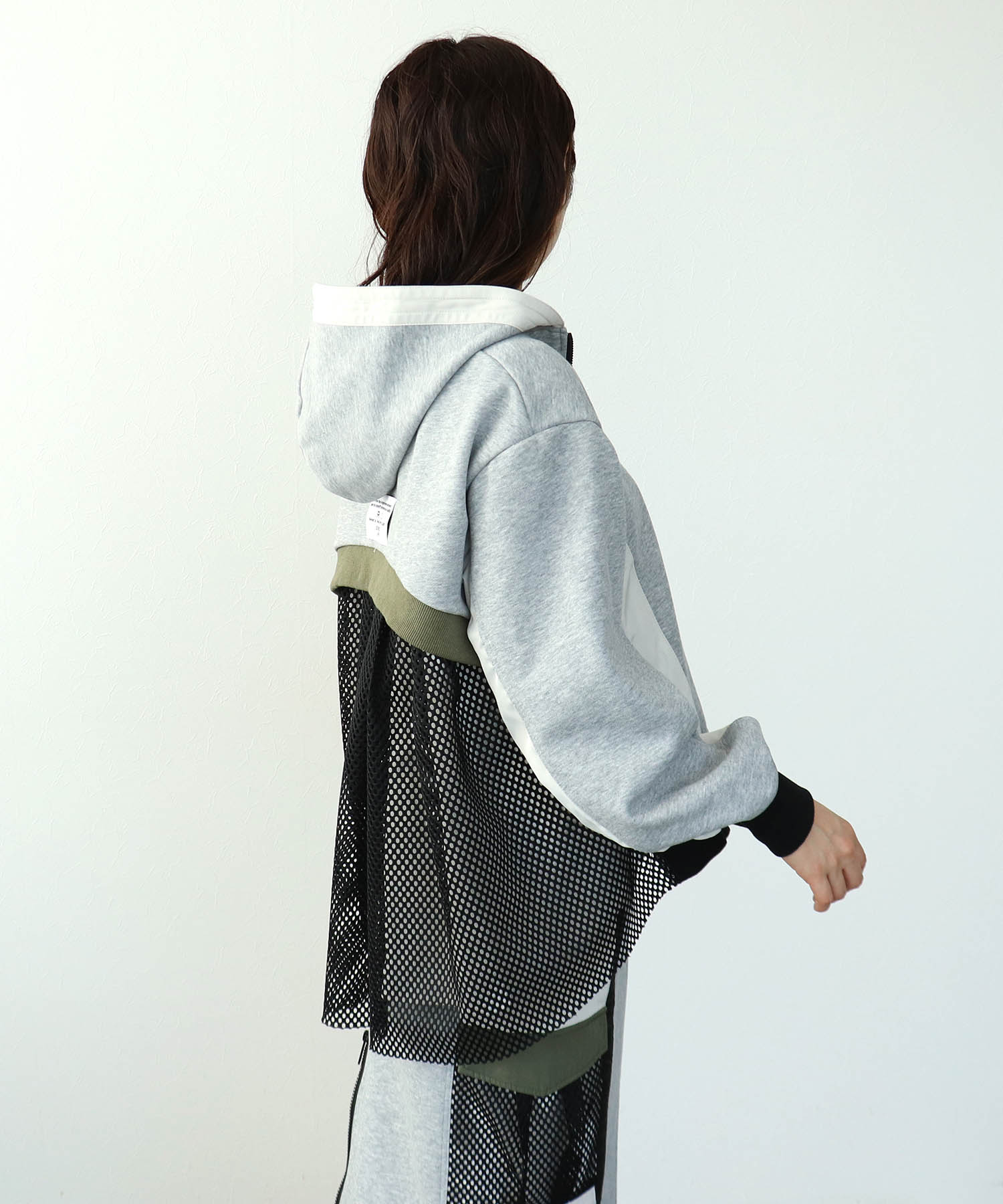 【RISLEY】バックメッシュパーカー