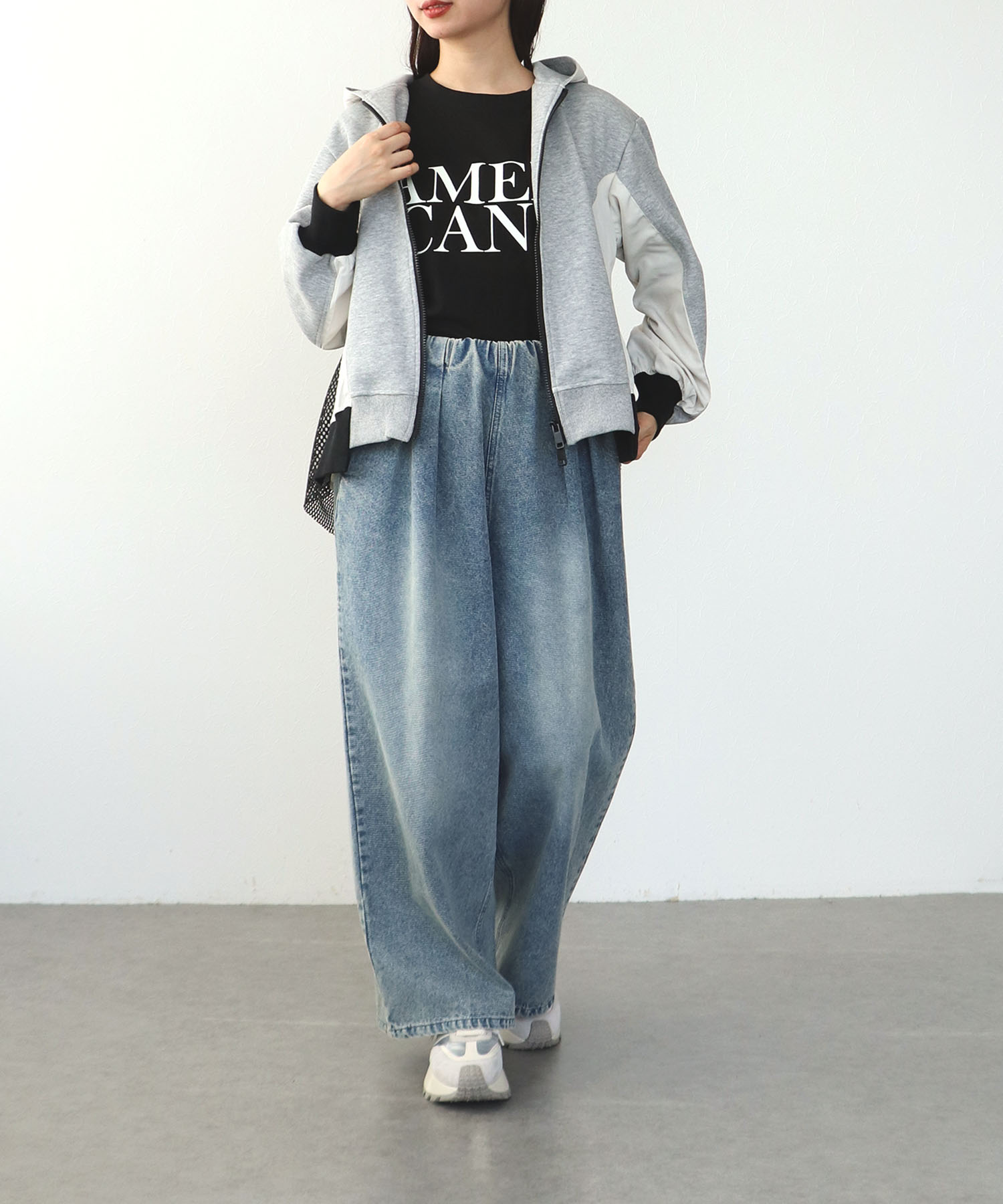 【RISLEY】バックメッシュパーカー