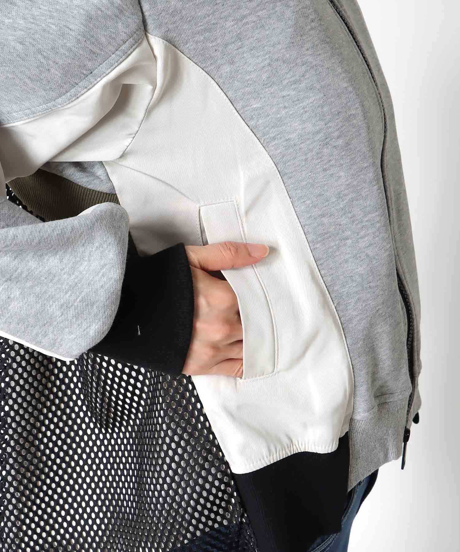 【RISLEY】バックメッシュパーカー