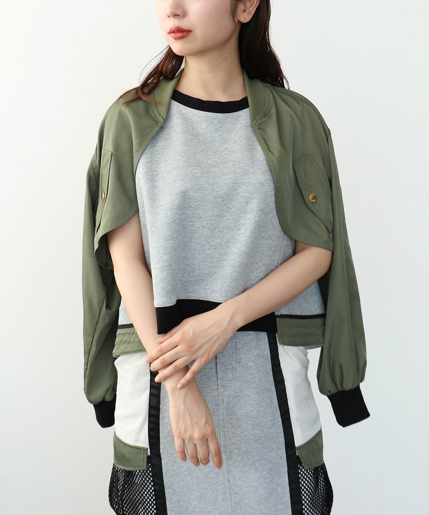 【RISLEY】肩がけボレロプルオーバー