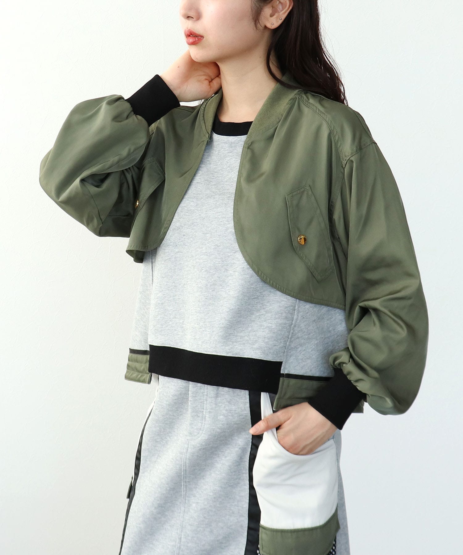 【RISLEY】肩がけボレロプルオーバー