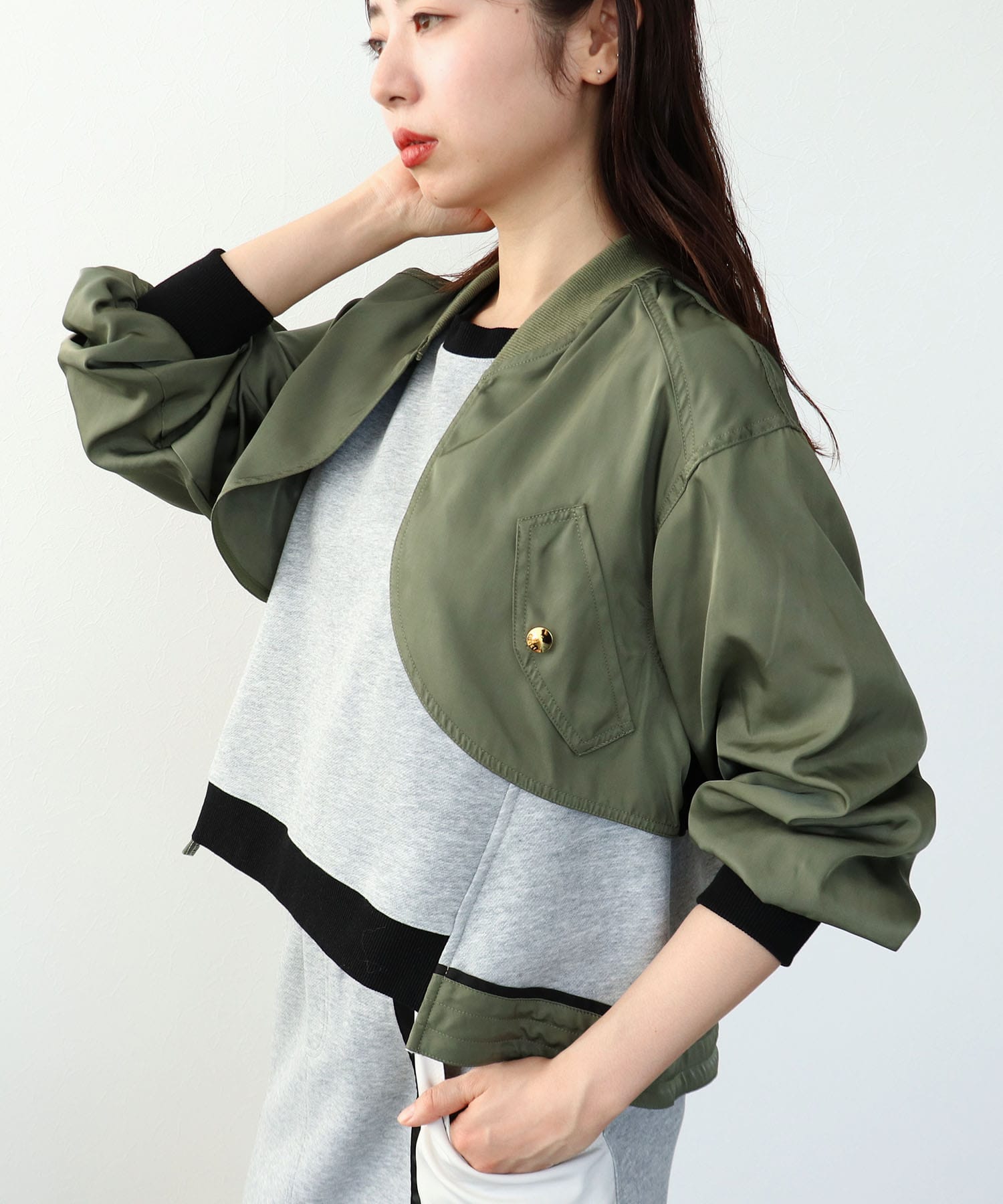 【RISLEY】肩がけボレロプルオーバー