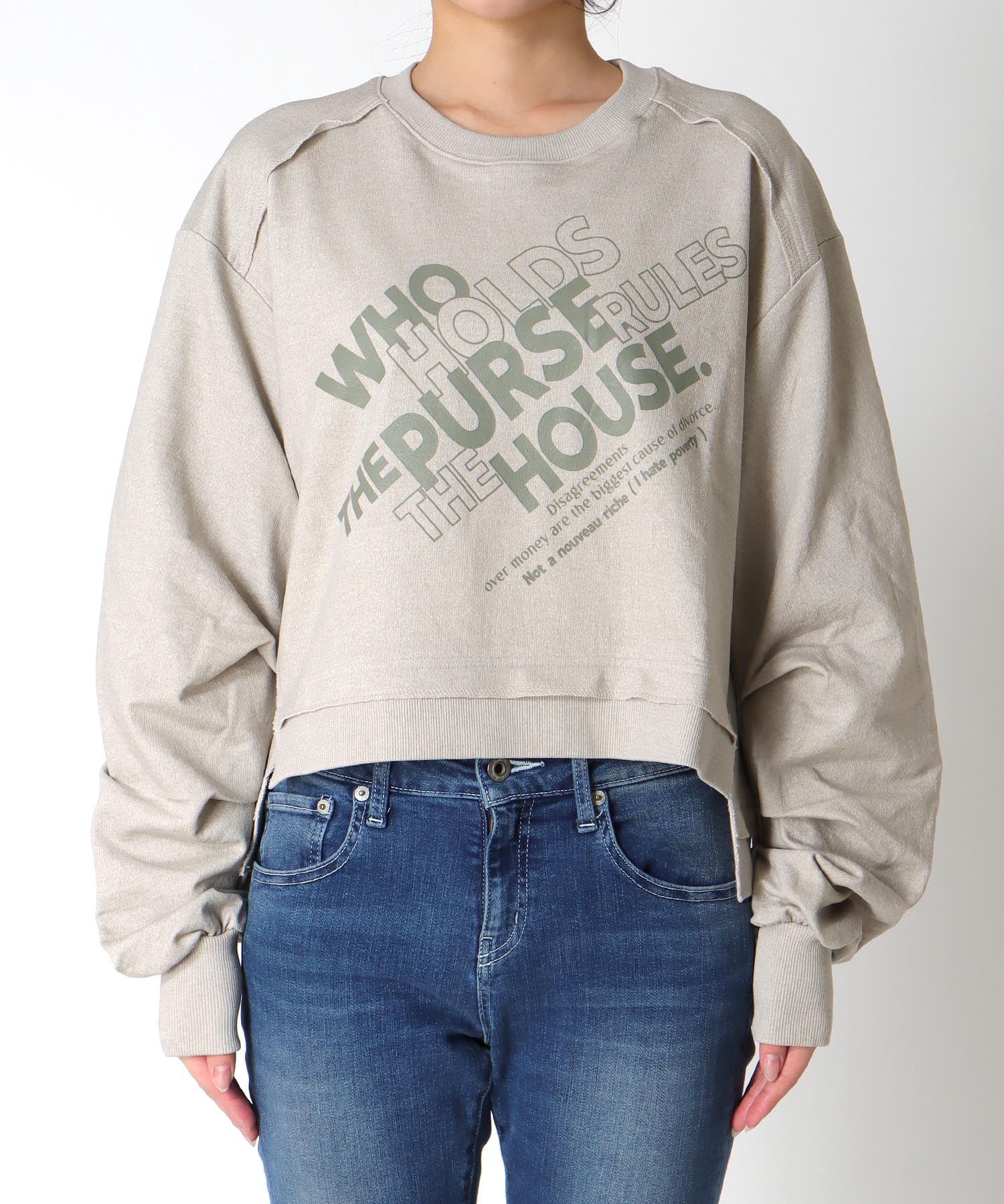 【RISLEY】ショートロゴカットプルオーバー