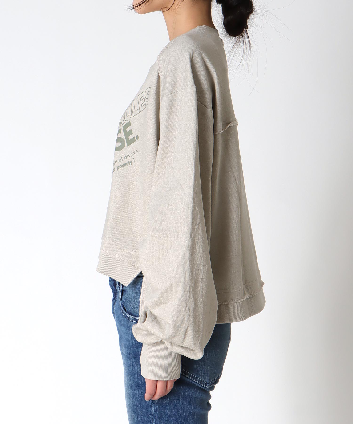 【RISLEY】ショートロゴカットプルオーバー