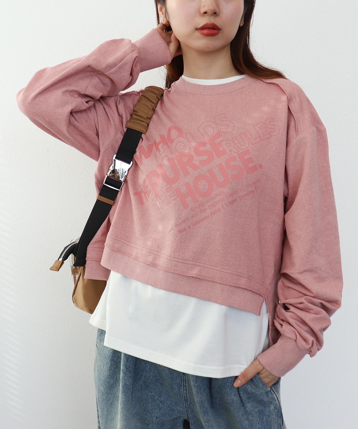 【RISLEY】ショートロゴカットプルオーバー