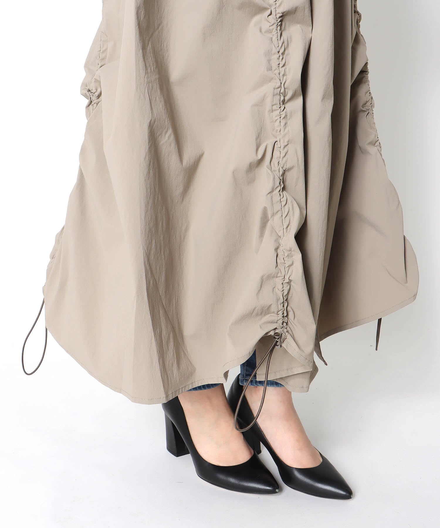 【RISLEY】肩掛けレイヤードコート