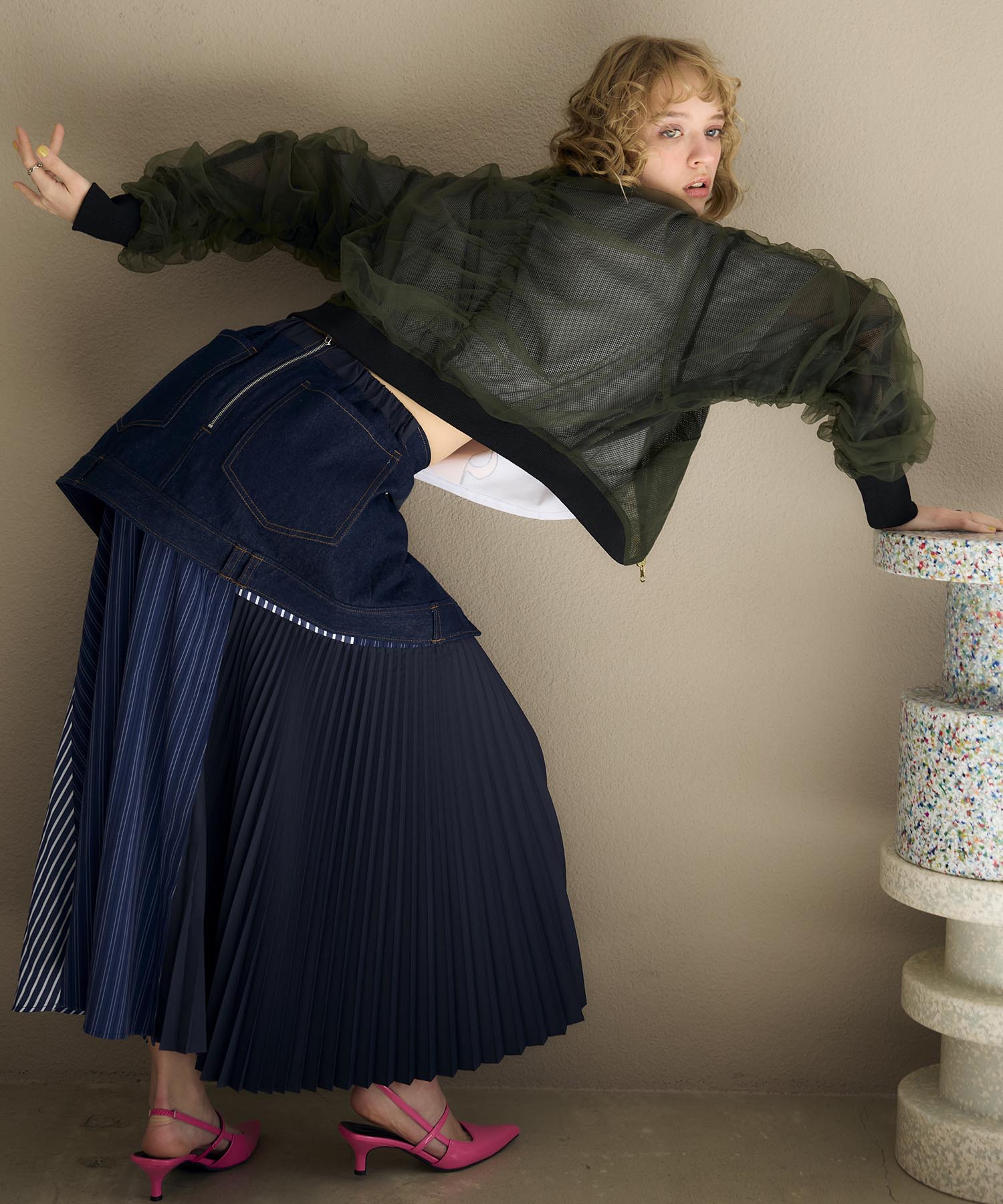 【RISLEY】マルチウェイチュールブルゾン