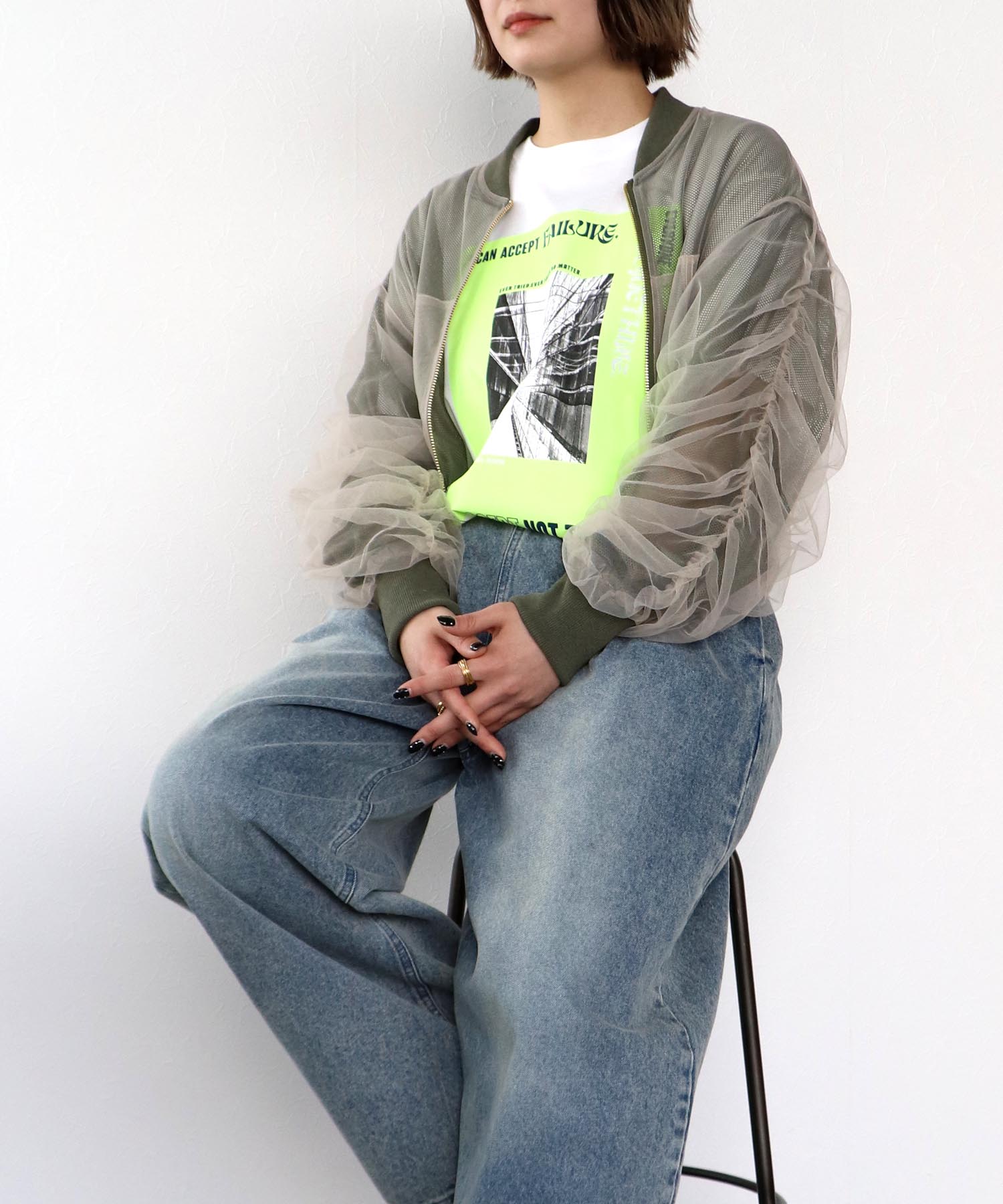 【RISLEY】マルチウェイチュールブルゾン