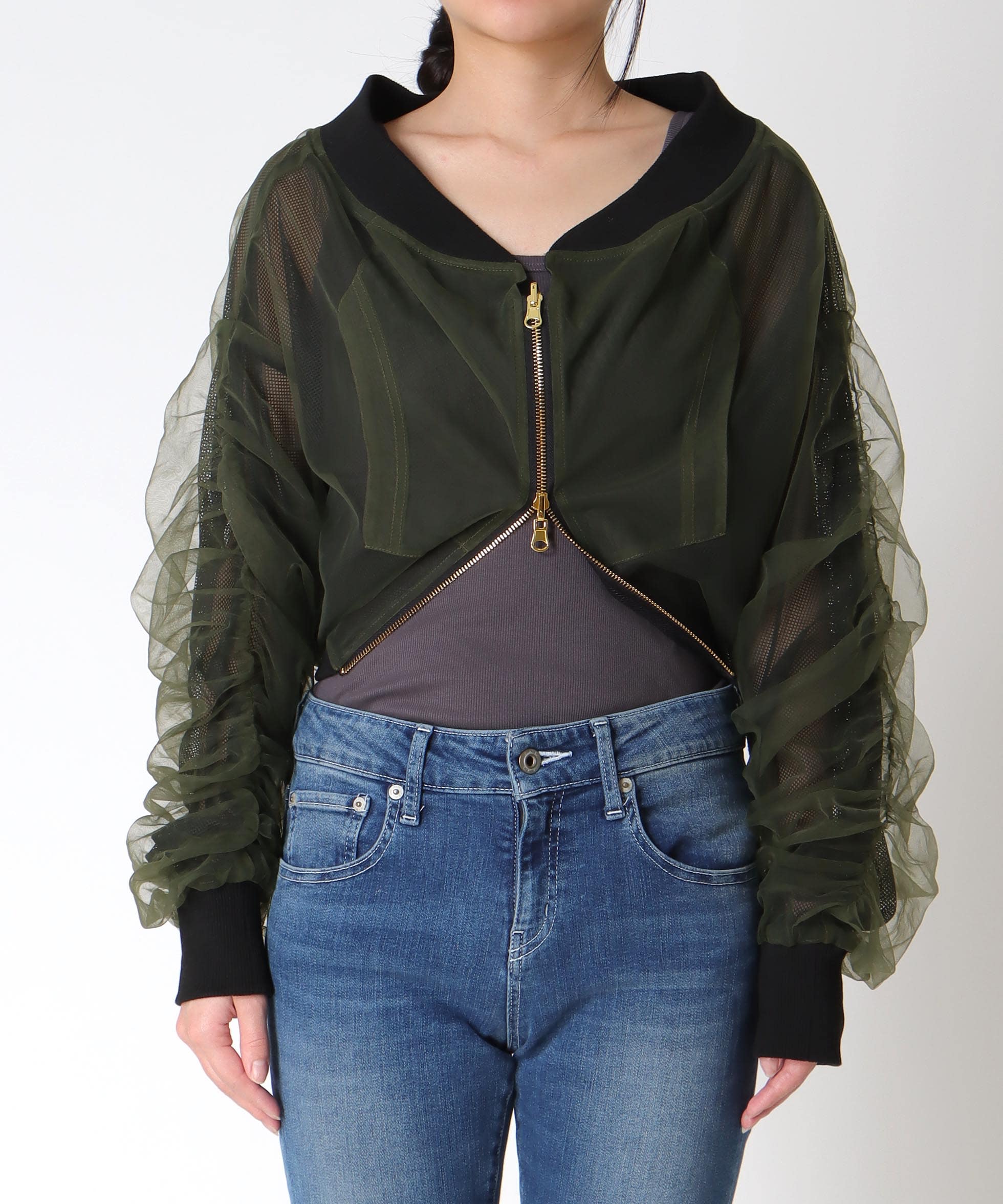 【RISLEY】マルチウェイチュールブルゾン