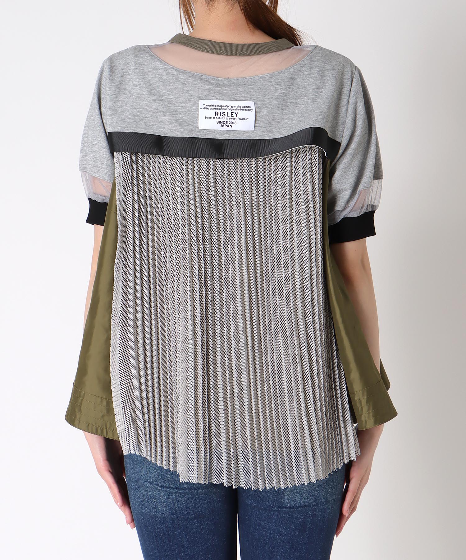 【RISLEY】BACKプリーツトップス
