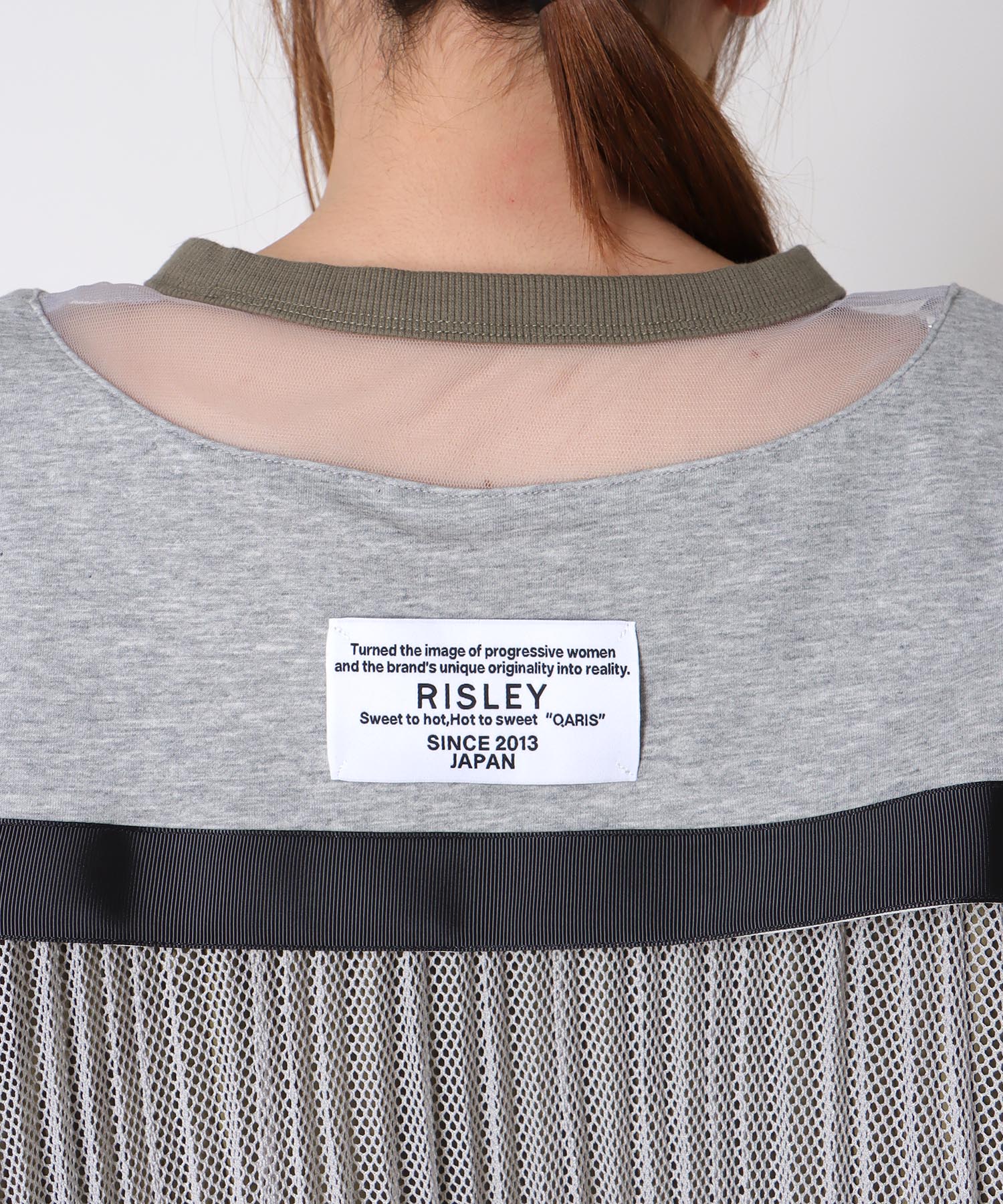 【RISLEY】BACKプリーツトップス