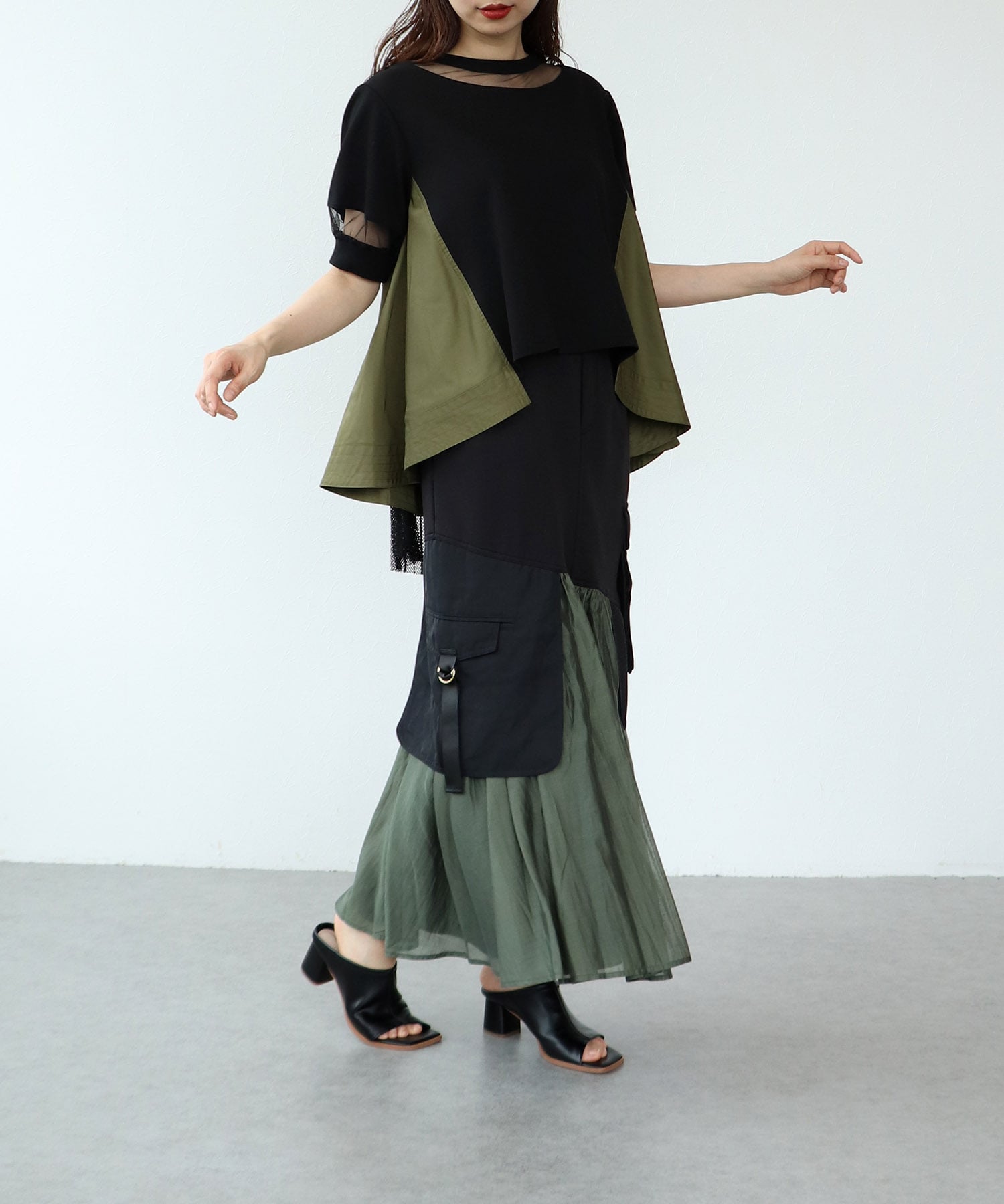 【RISLEY】BACKプリーツトップス