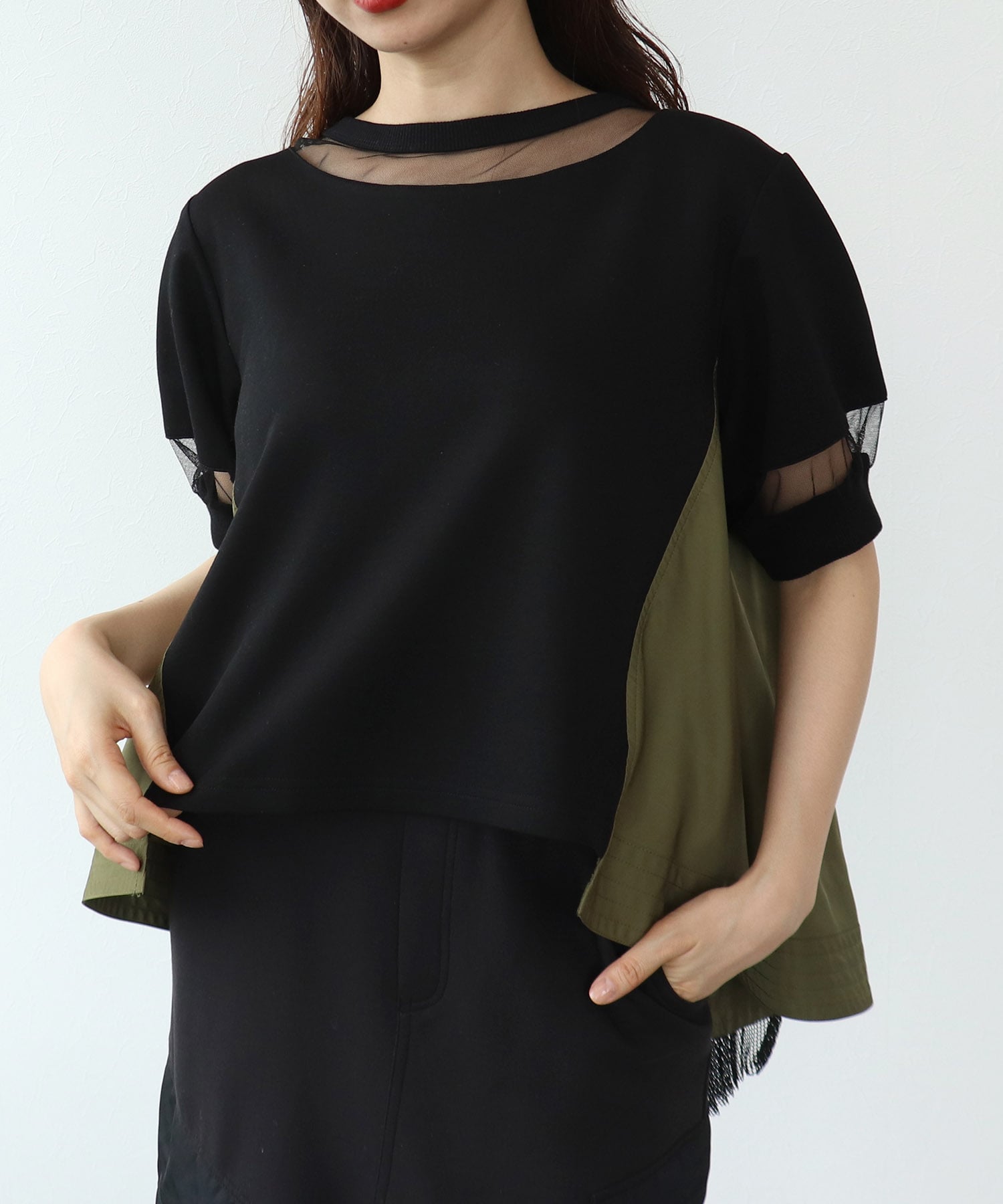 【RISLEY】BACKプリーツトップス