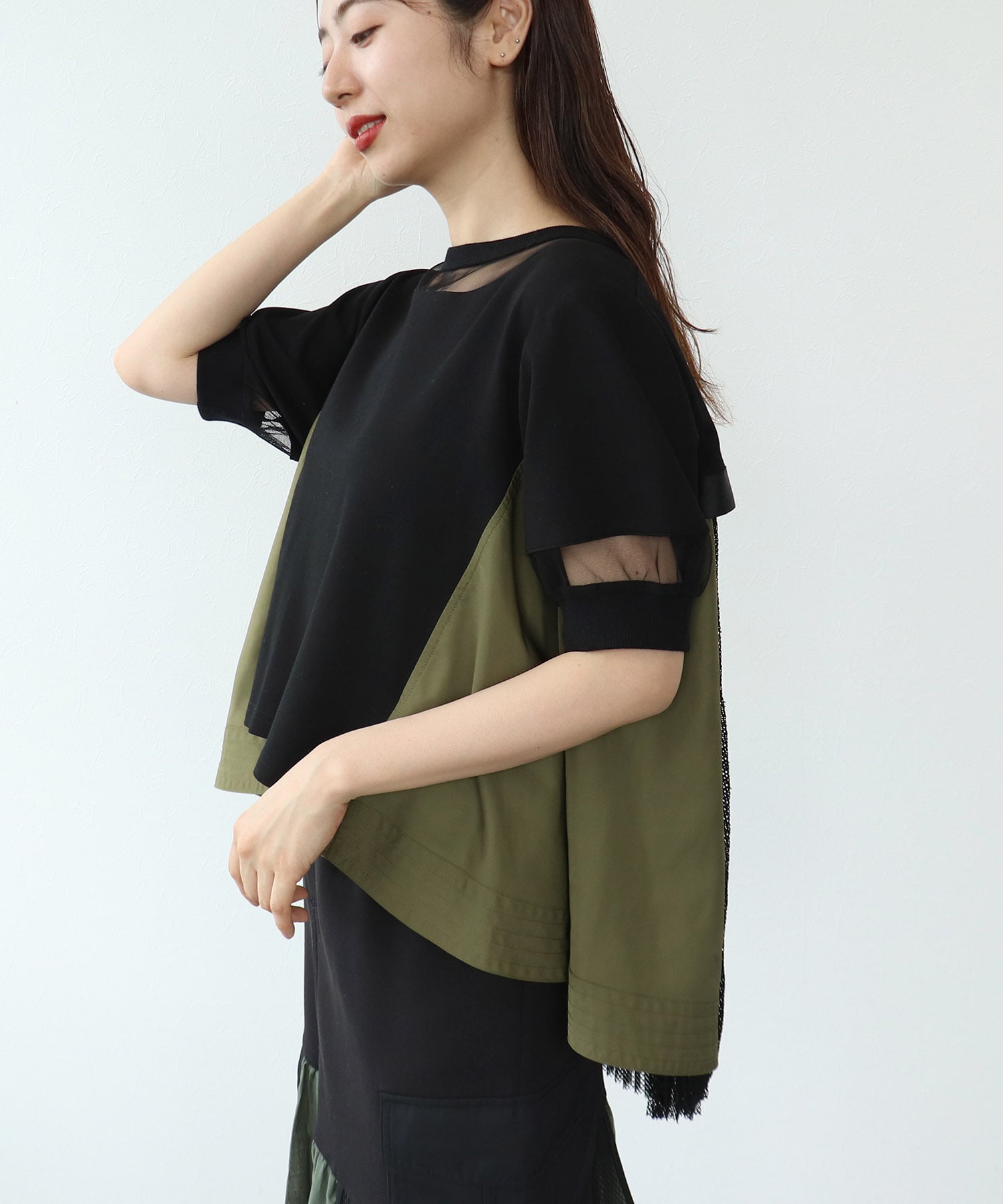 【RISLEY】BACKプリーツトップス