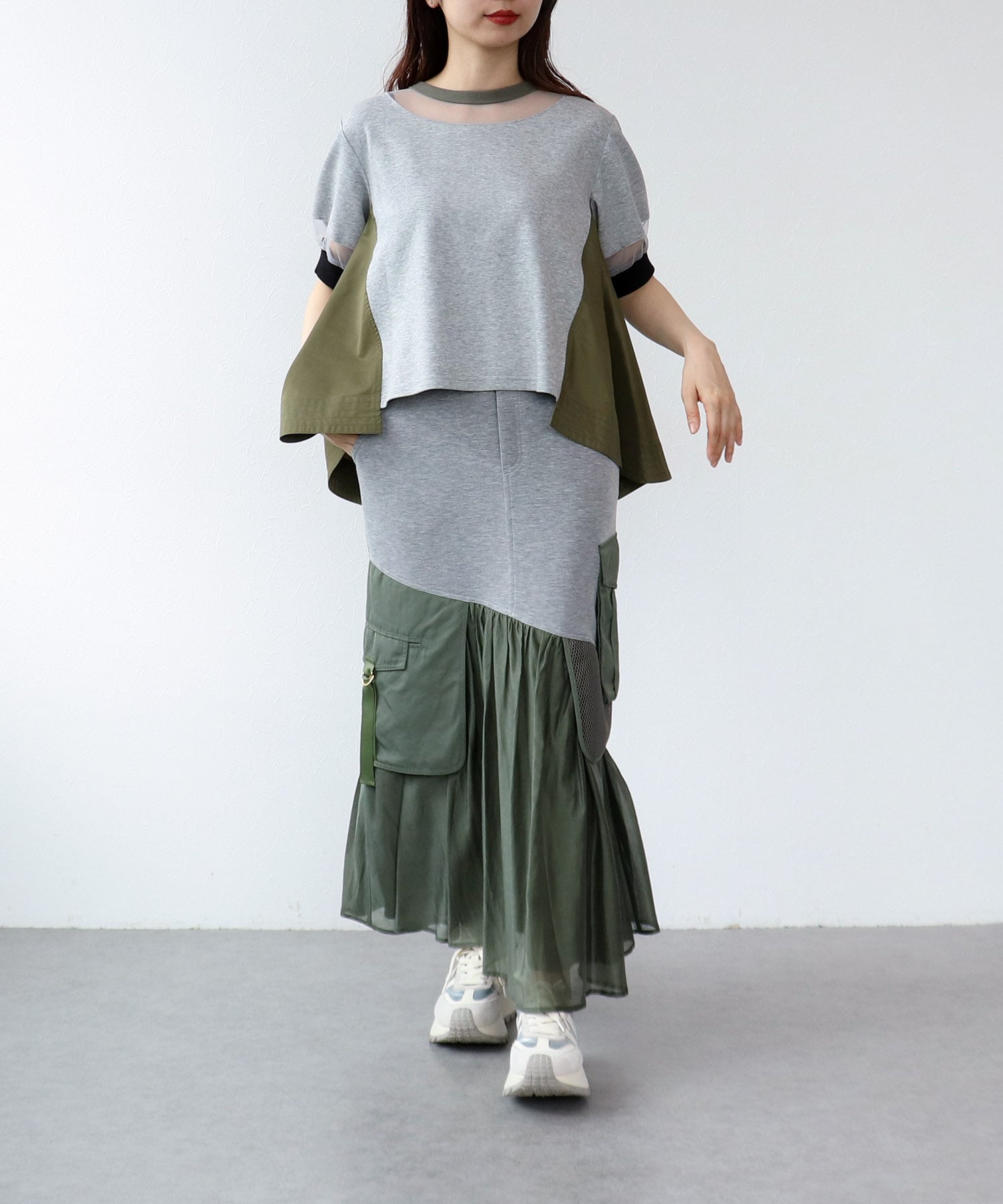 【RISLEY】BACKプリーツトップス