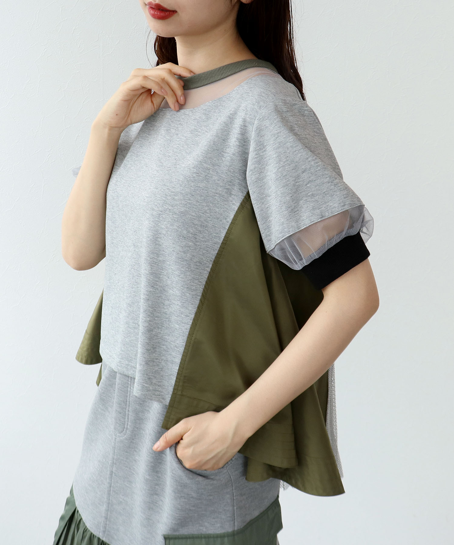 【RISLEY】BACKプリーツトップス