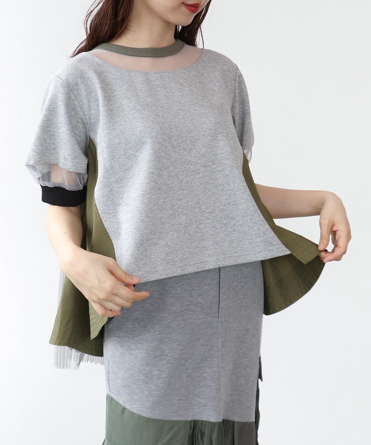 【RISLEY】BACKプリーツトップス