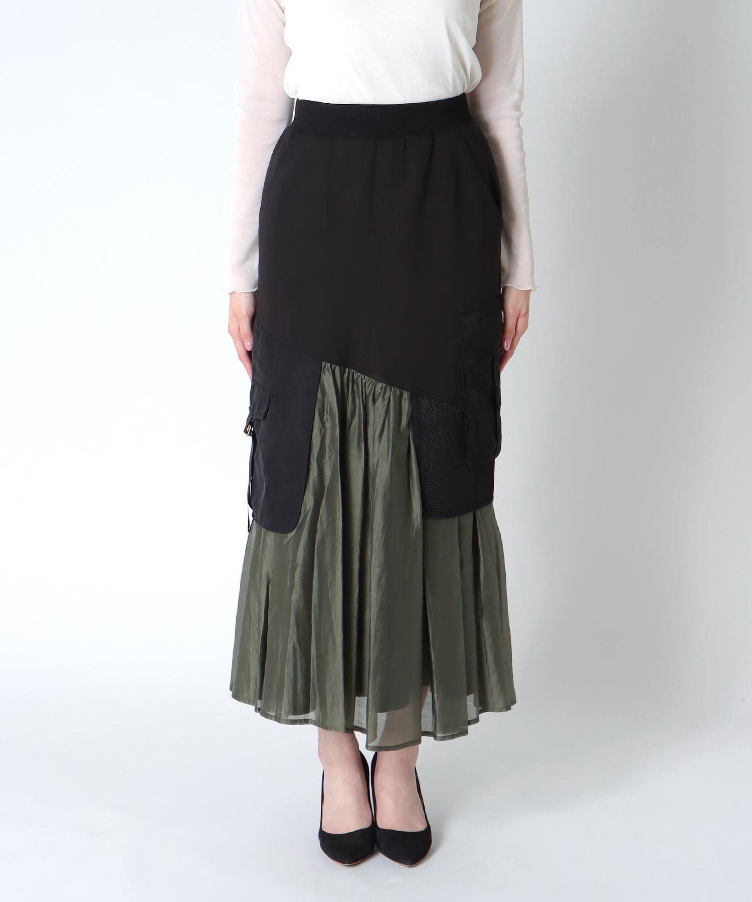 【RISLEY】ミリタリー×スウェットスカート