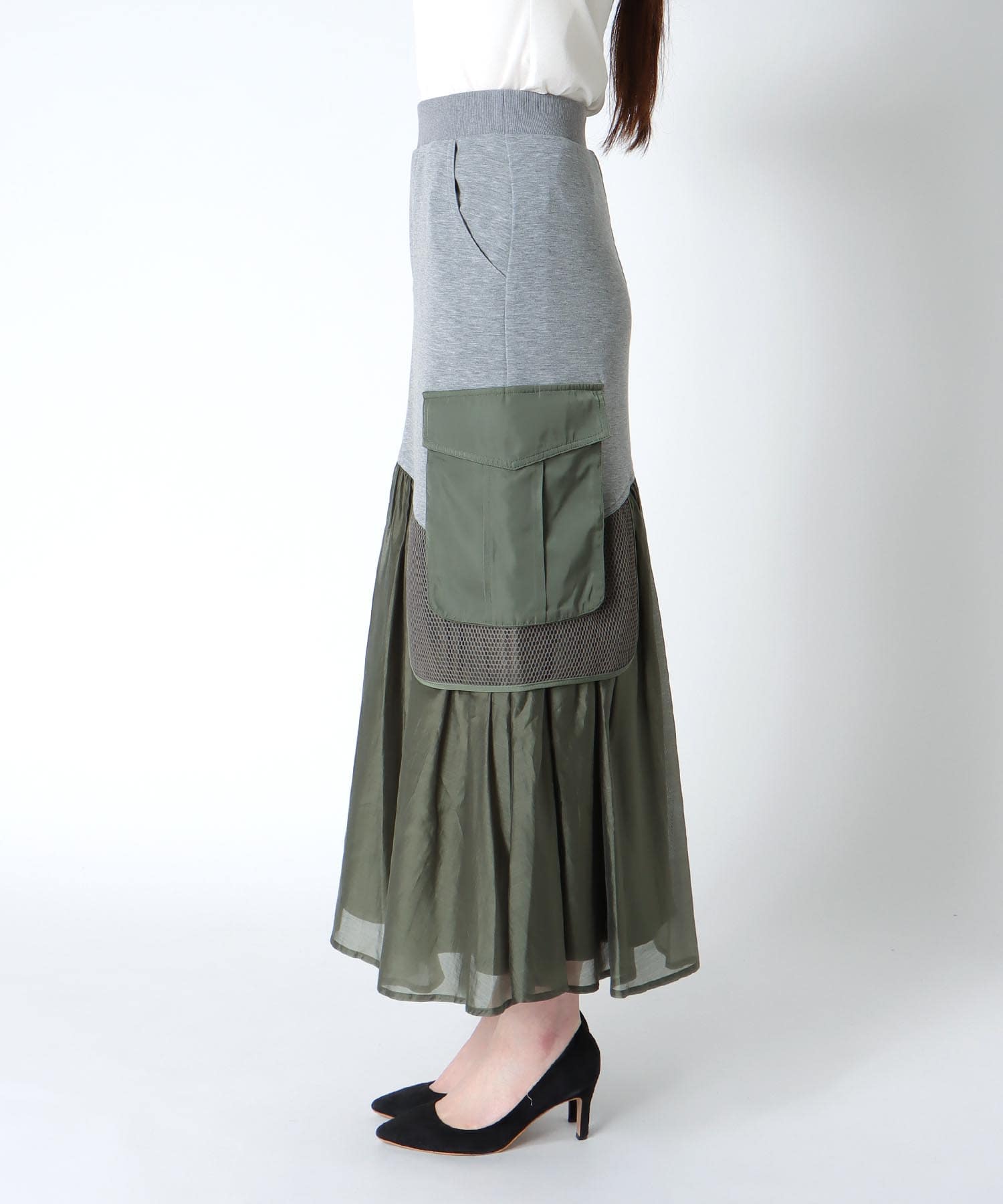 【RISLEY】ミリタリー×スウェットスカート