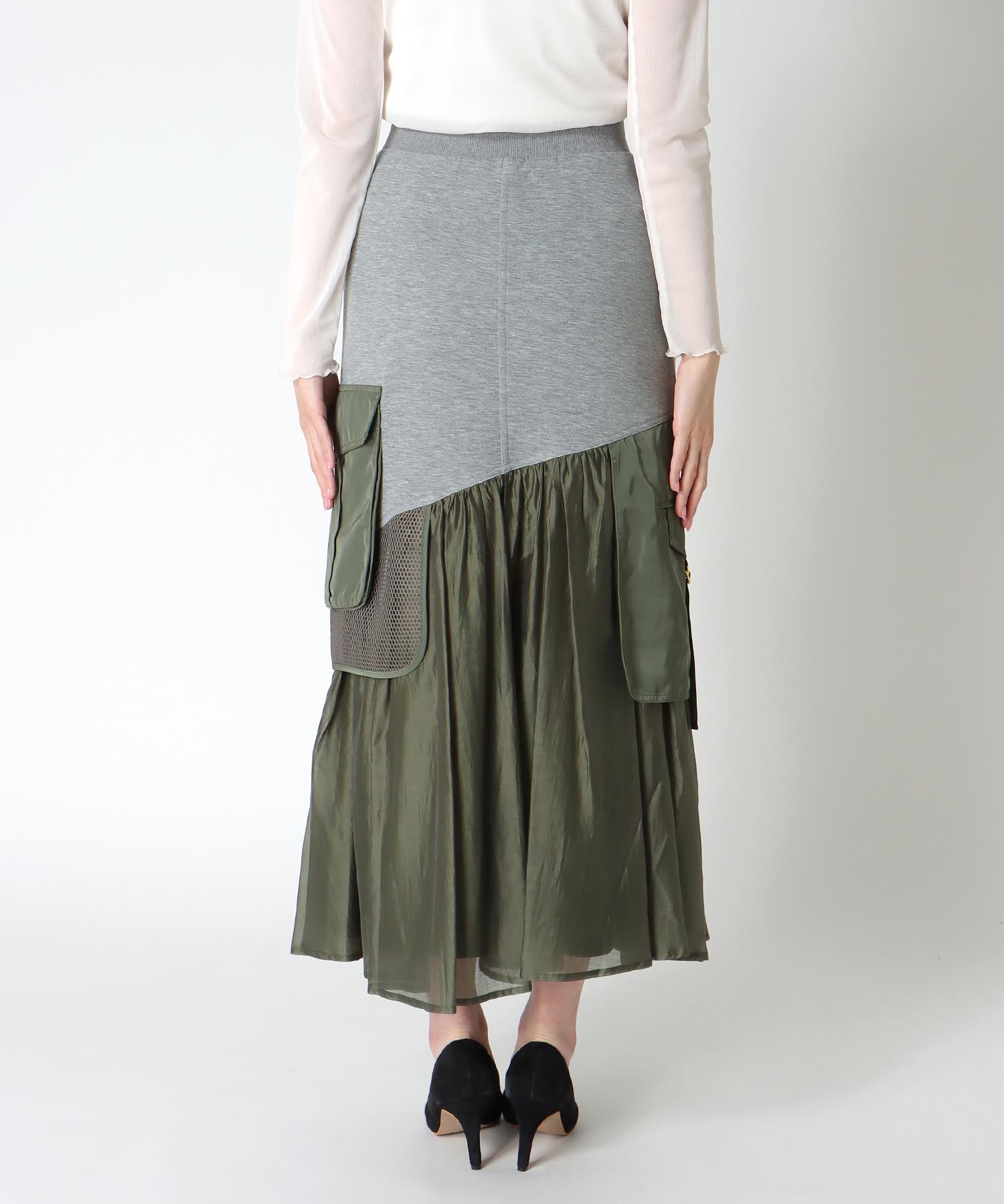 【RISLEY】ミリタリー×スウェットスカート