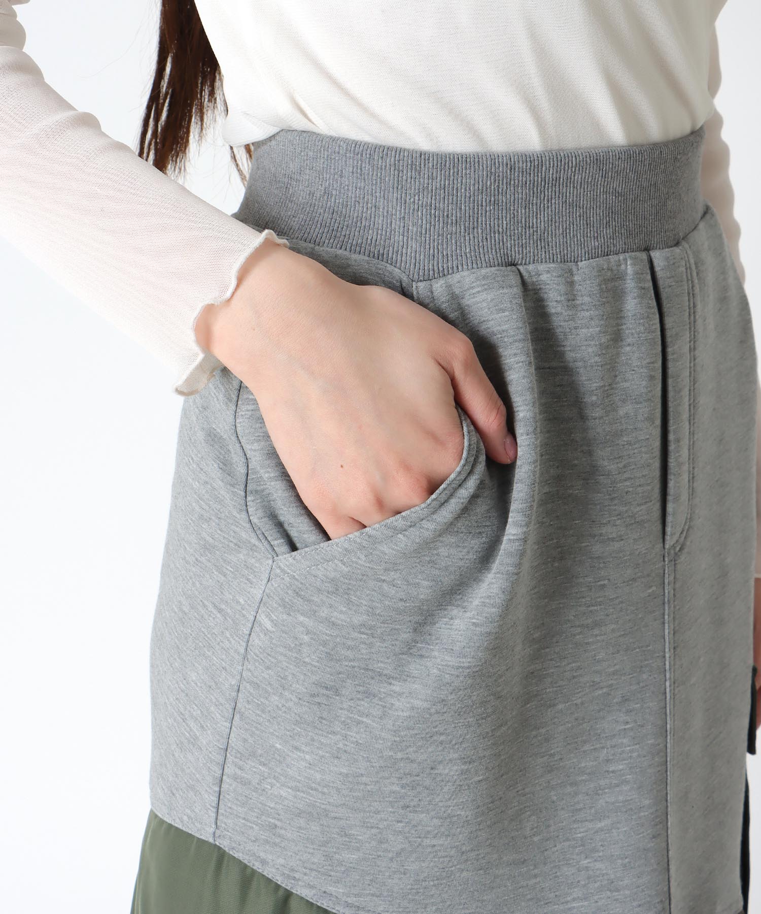 【RISLEY】ミリタリー×スウェットスカート