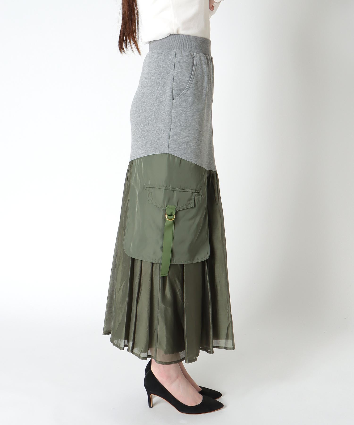 【RISLEY】ミリタリー×スウェットスカート