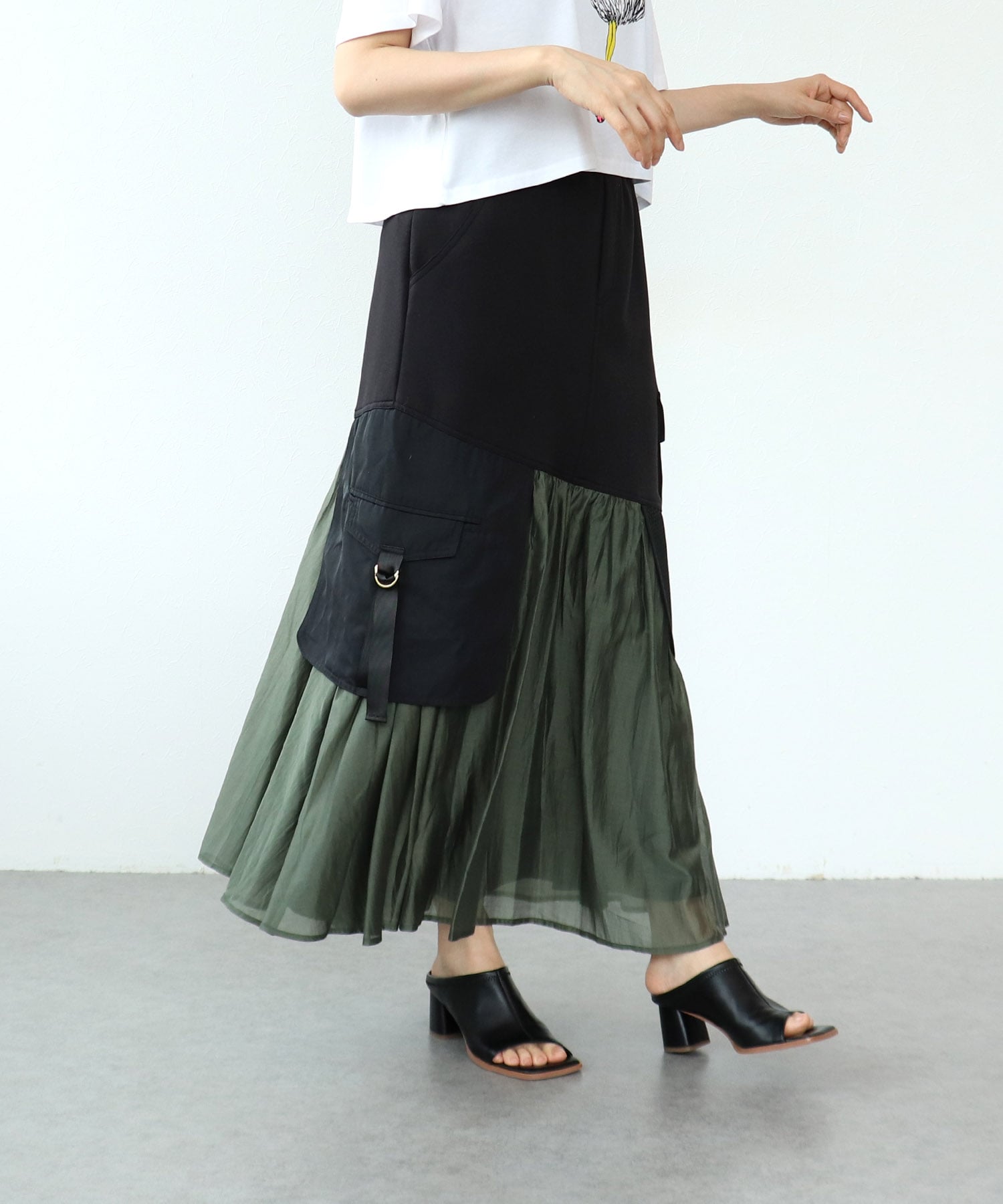 【RISLEY】ミリタリー×スウェットスカート