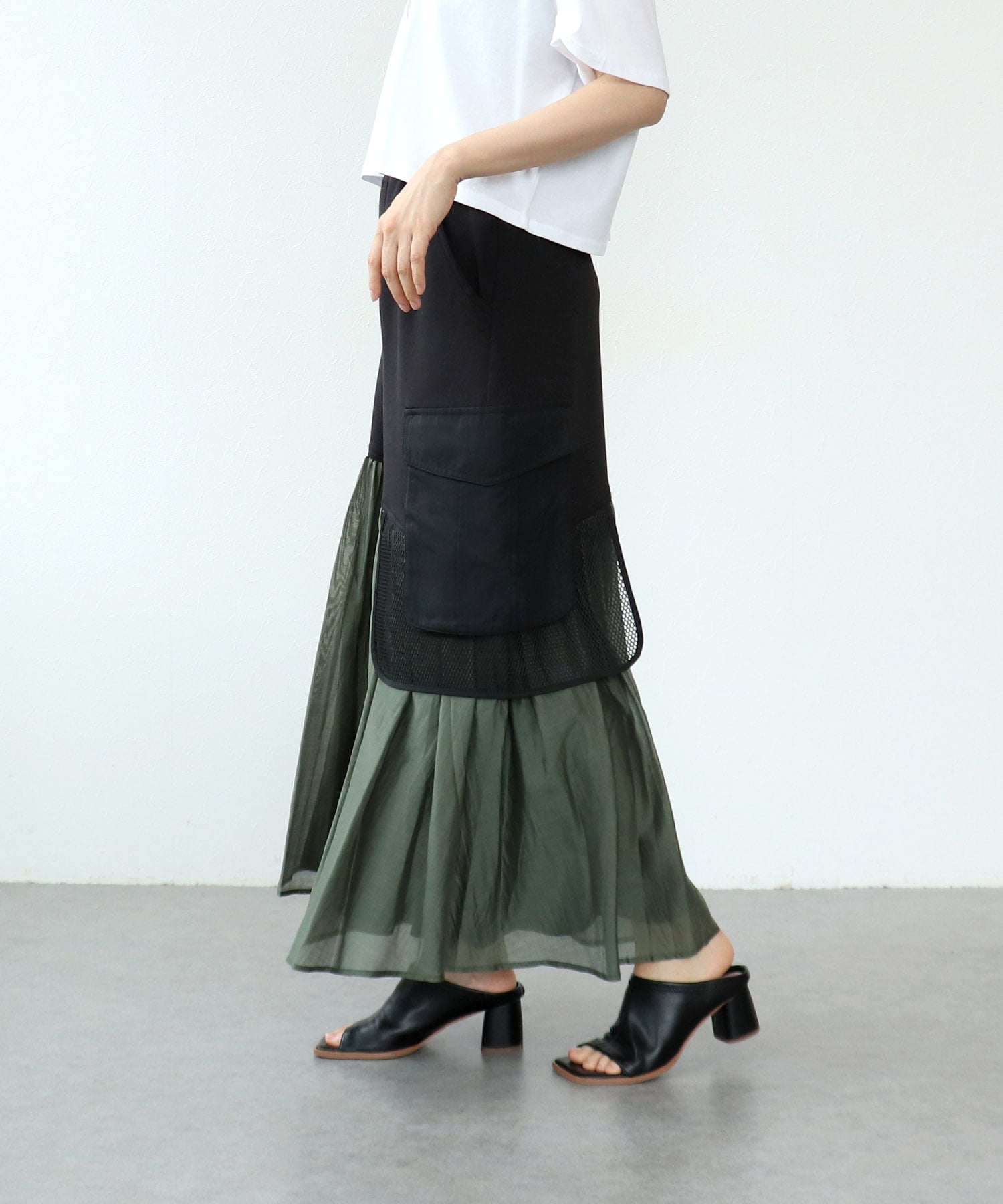 【RISLEY】ミリタリー×スウェットスカート