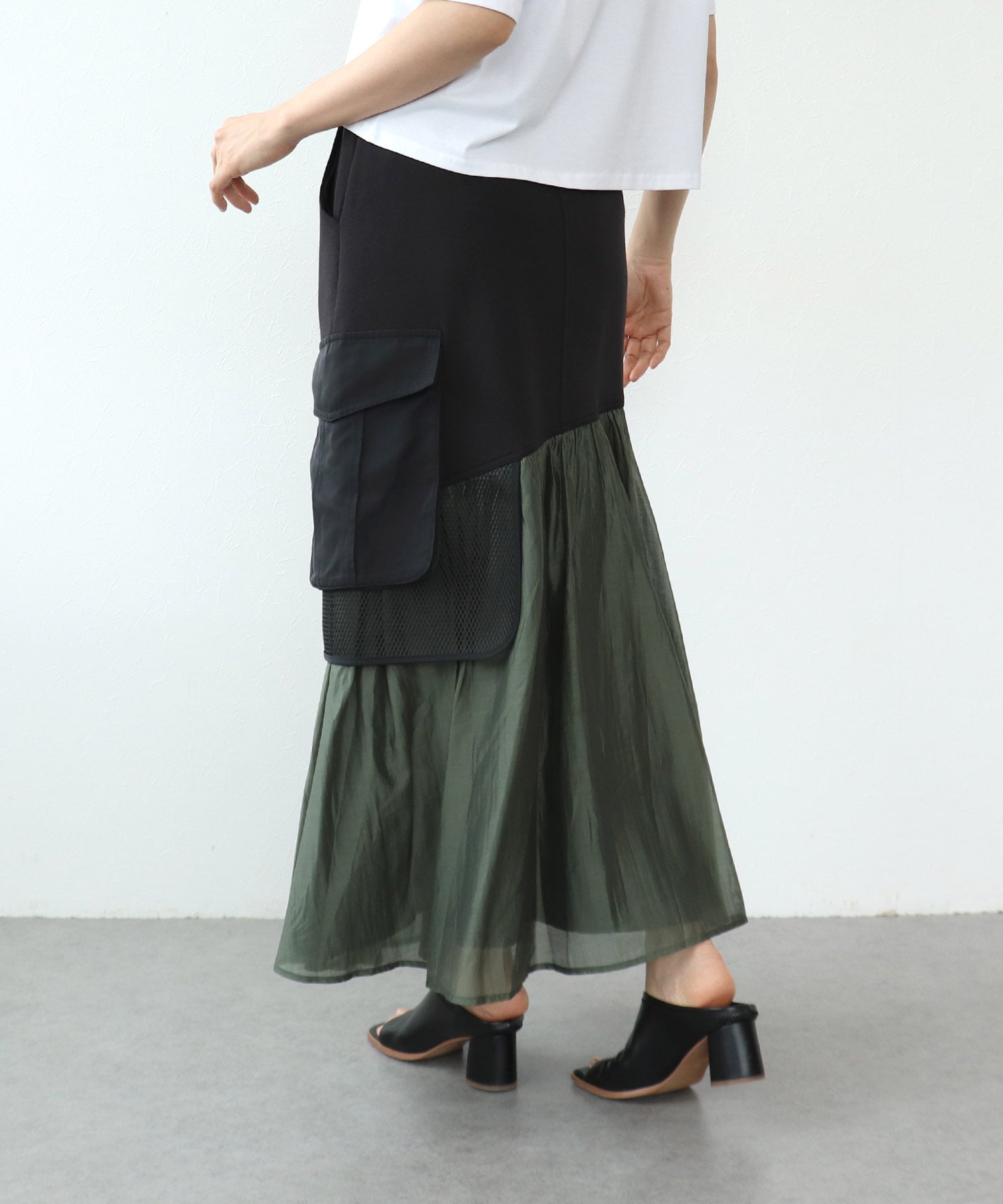 【RISLEY】ミリタリー×スウェットスカート