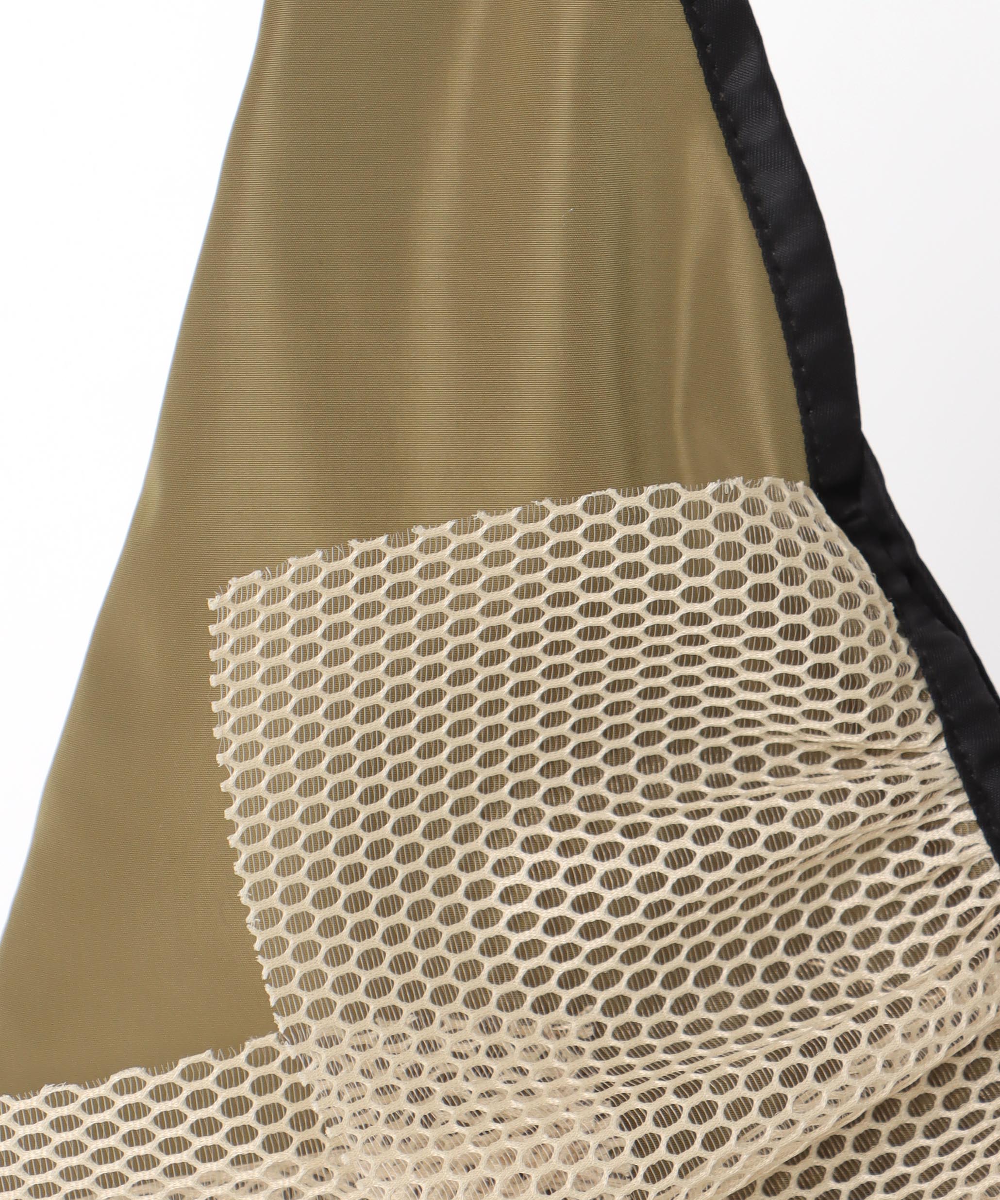 WEB限定【RISLEY×OUTDOOR PRODUCTS】トライアングルフリルメッシュバッグ