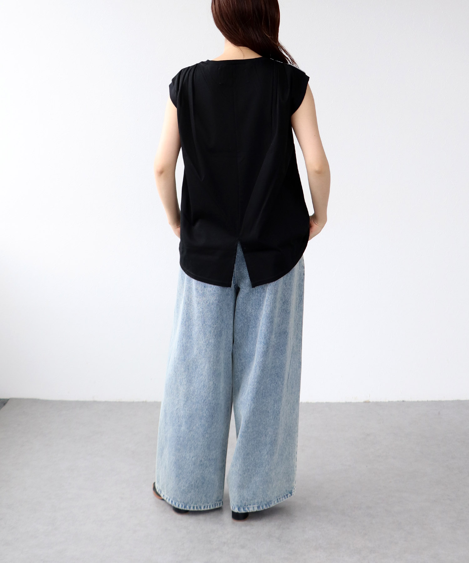 【RISLEY】メッシュレイヤードカットソー