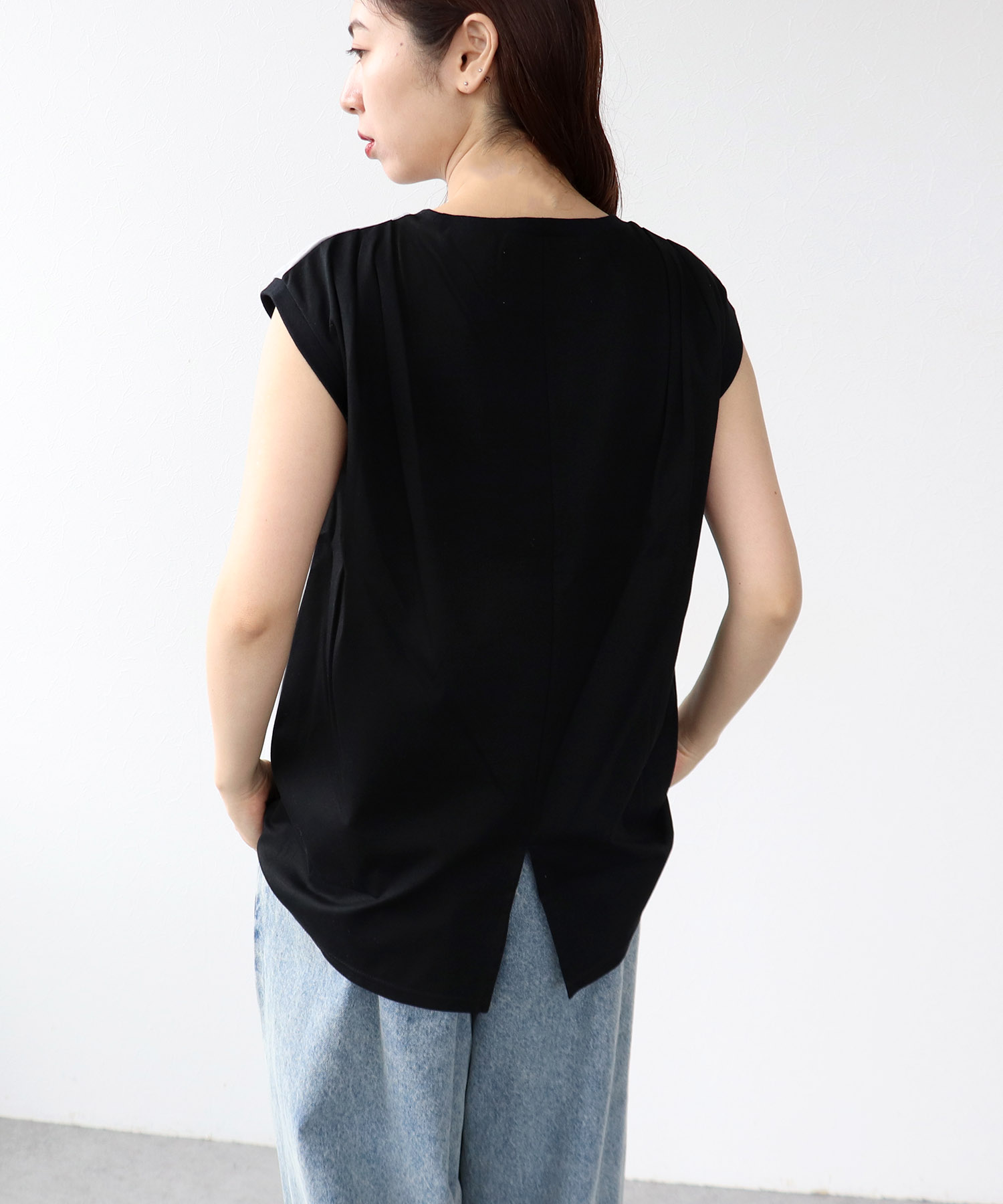 【RISLEY】メッシュレイヤードカットソー