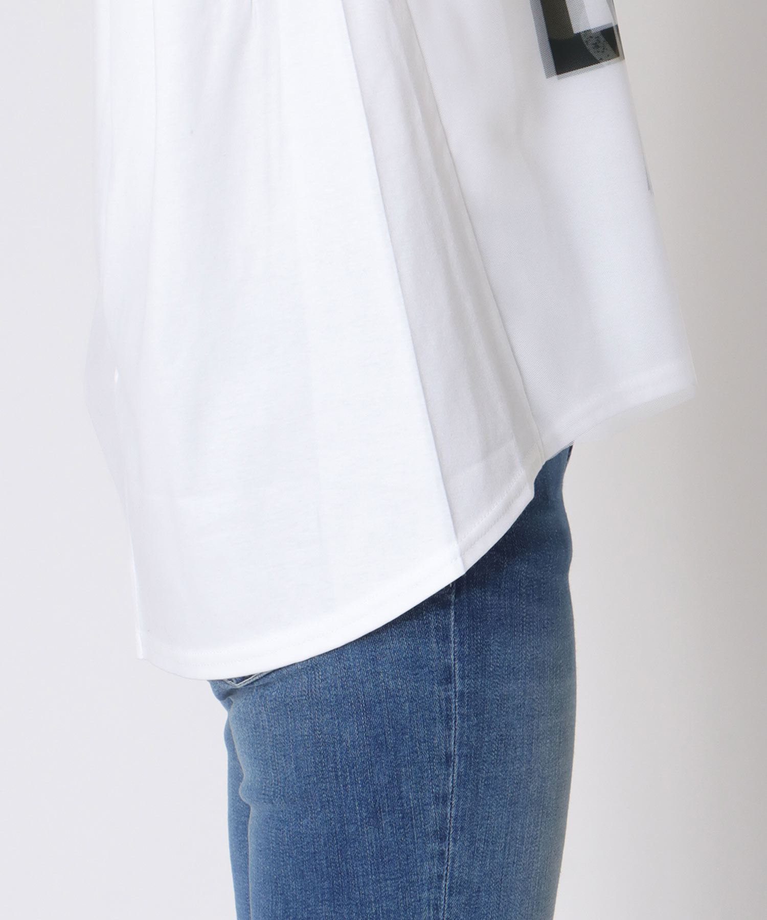 【RISLEY】メッシュレイヤードカットソー