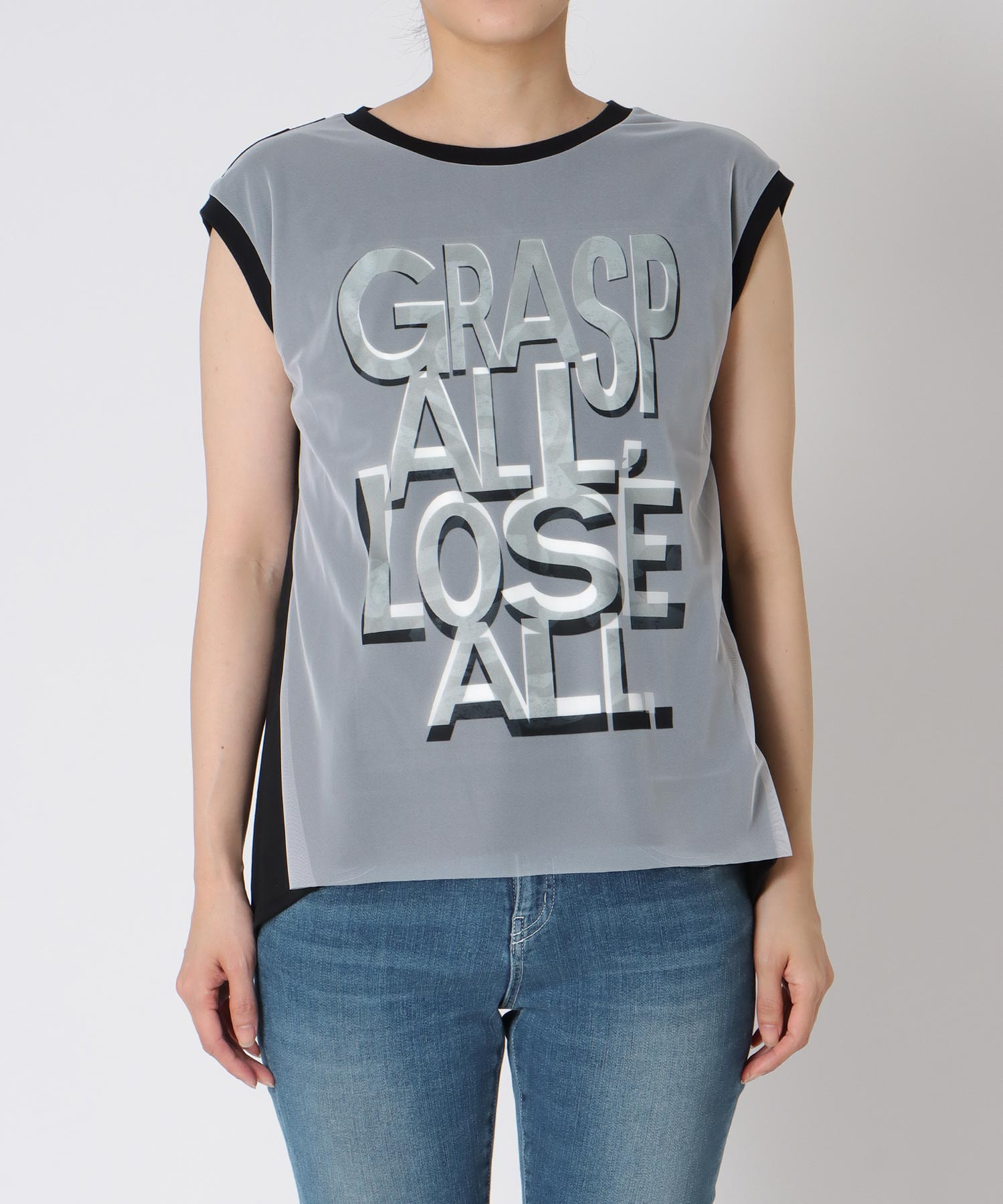 【RISLEY】メッシュレイヤードカットソー