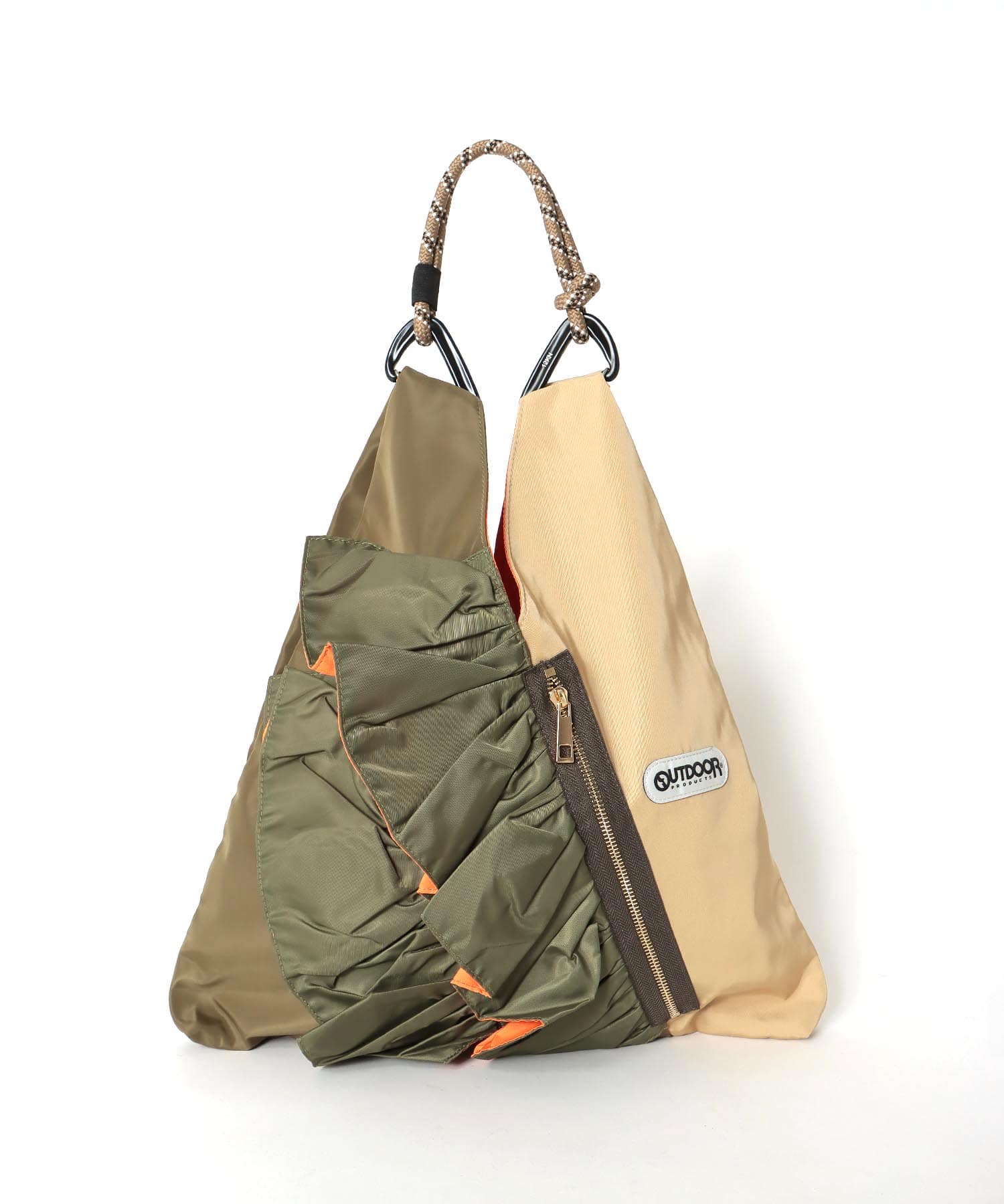 【RISLEY×OUTDOOR PRODUCTS】バイカラーフリルバッグ