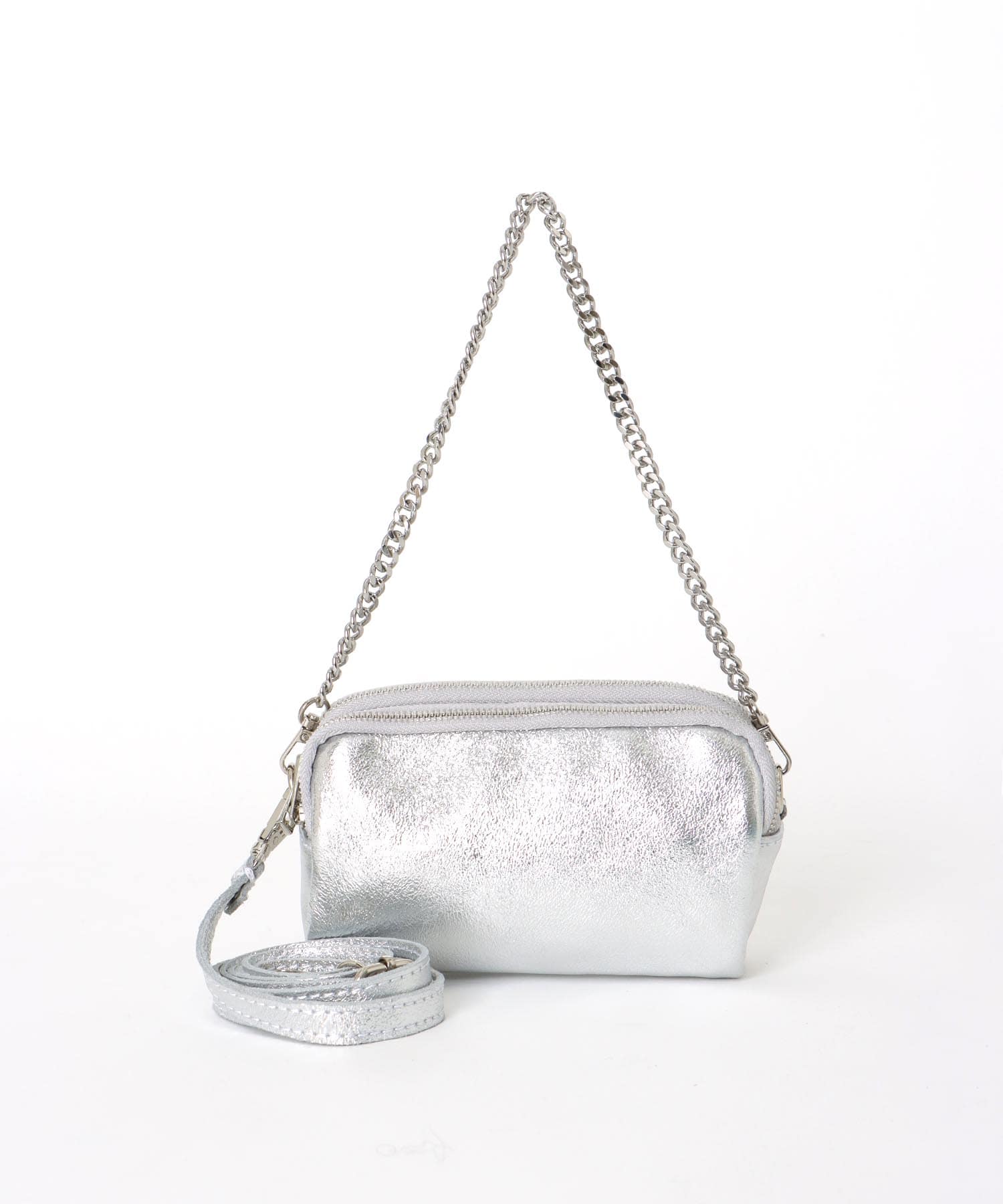 牛床革ミニショルダーバッグ