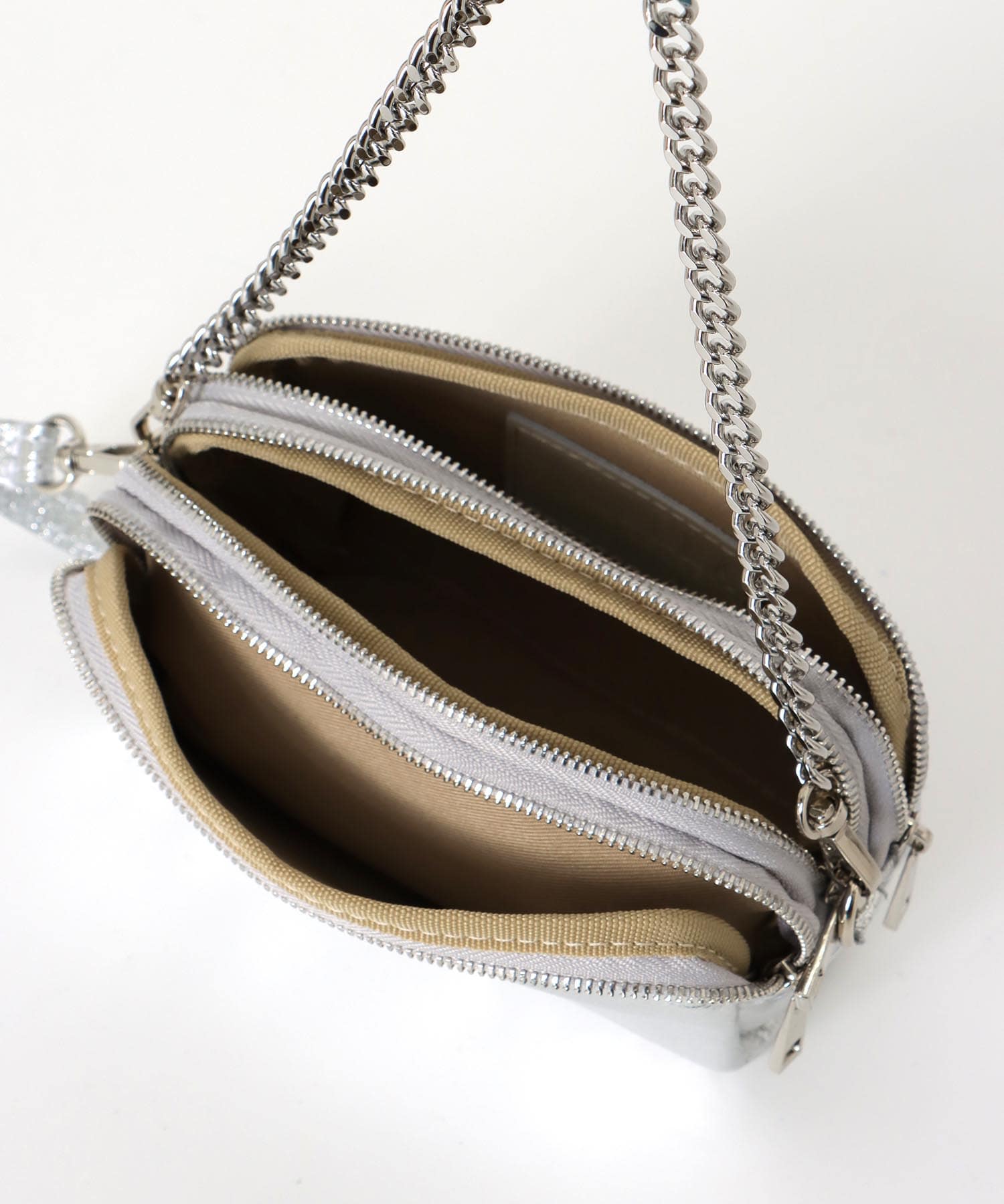 牛床革ミニショルダーバッグ