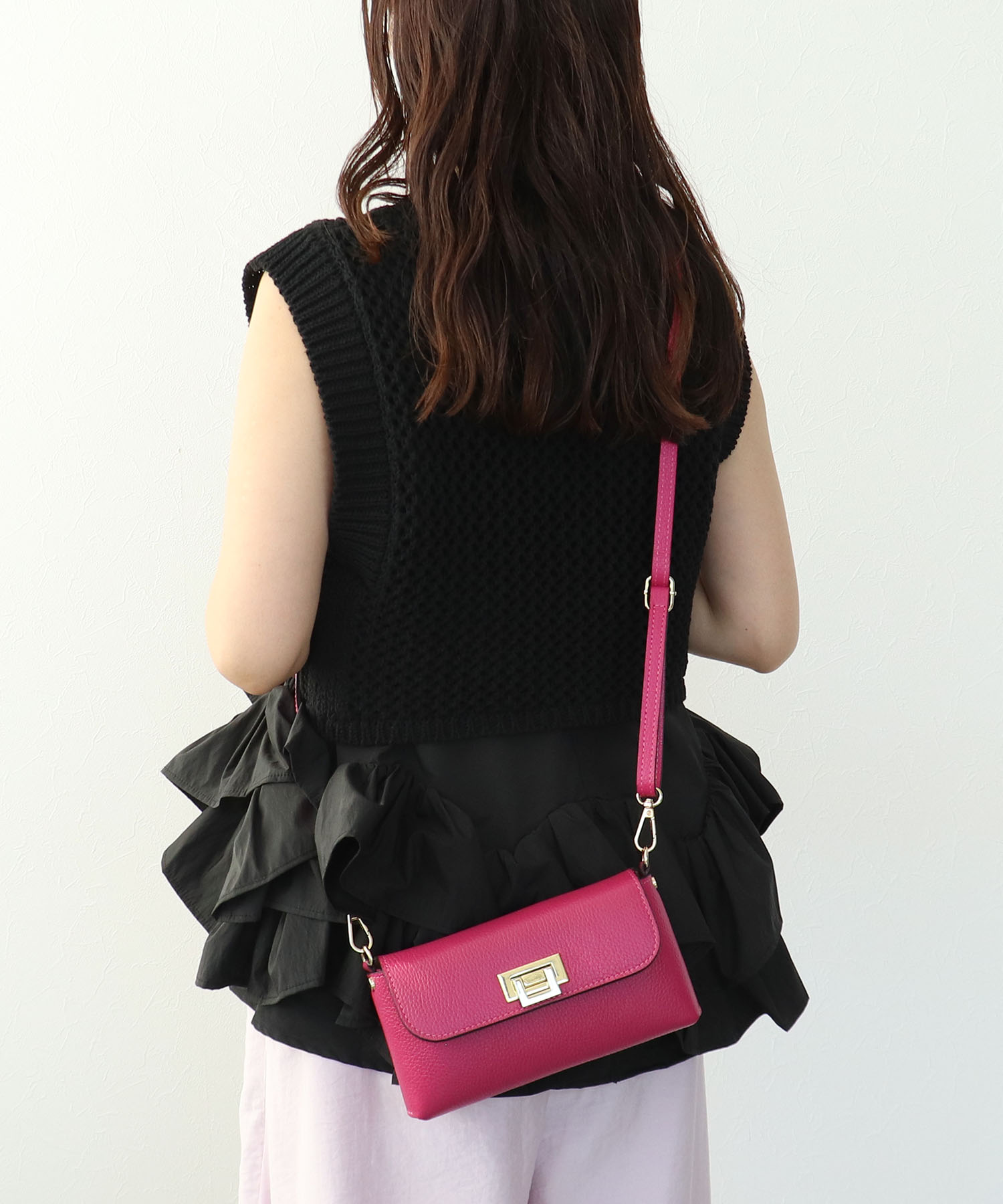 【MILLELA FIRENZE】 牛床革2Wayショルダーバッグ(別注)