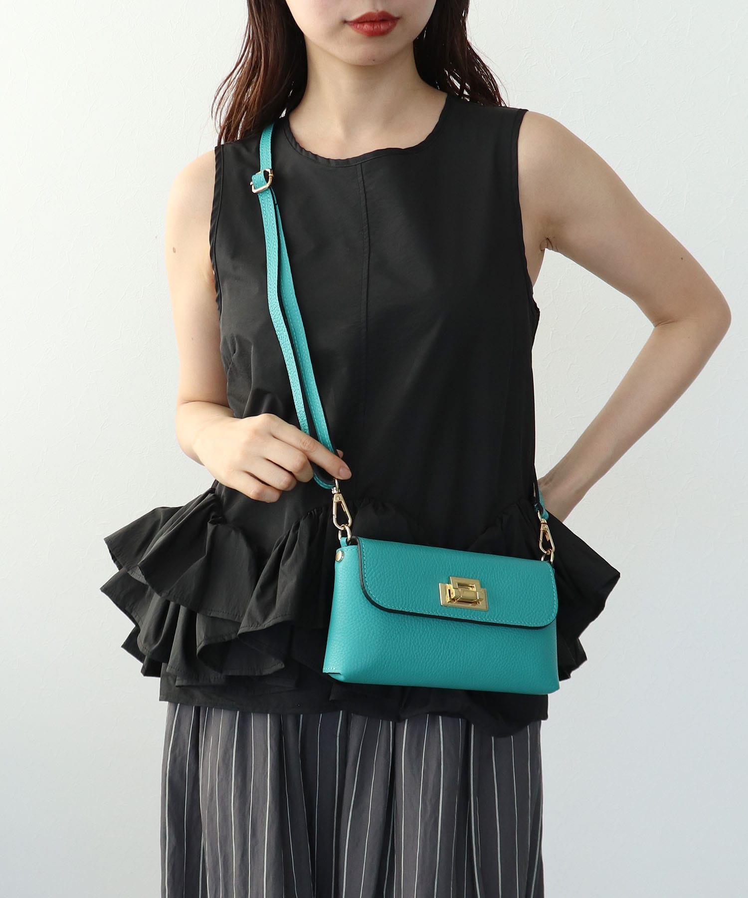 【MILLELA FIRENZE】 牛床革2Wayショルダーバッグ(別注)