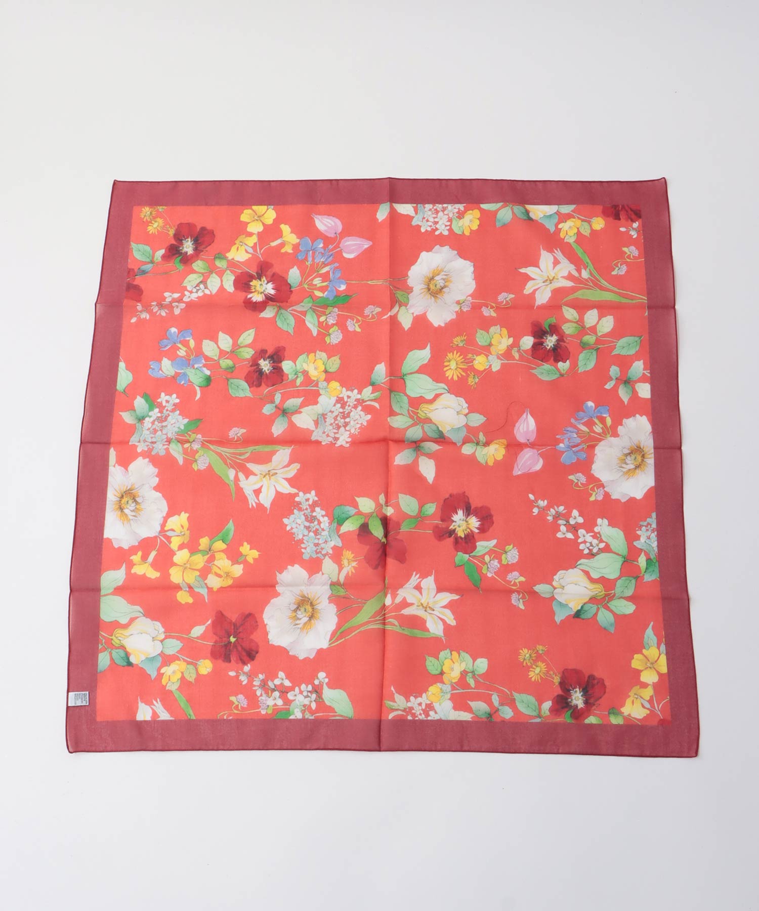 フラワーアソートプリントスカーフ