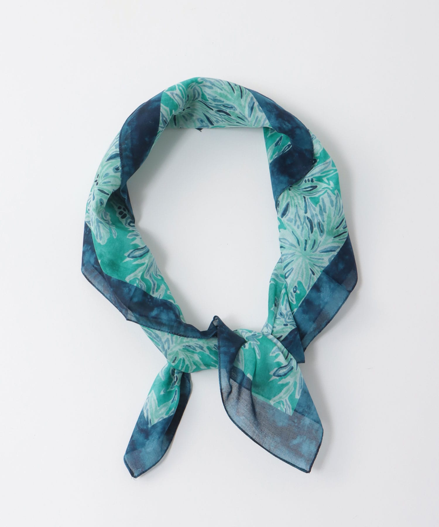 フラワーアソートプリントスカーフ