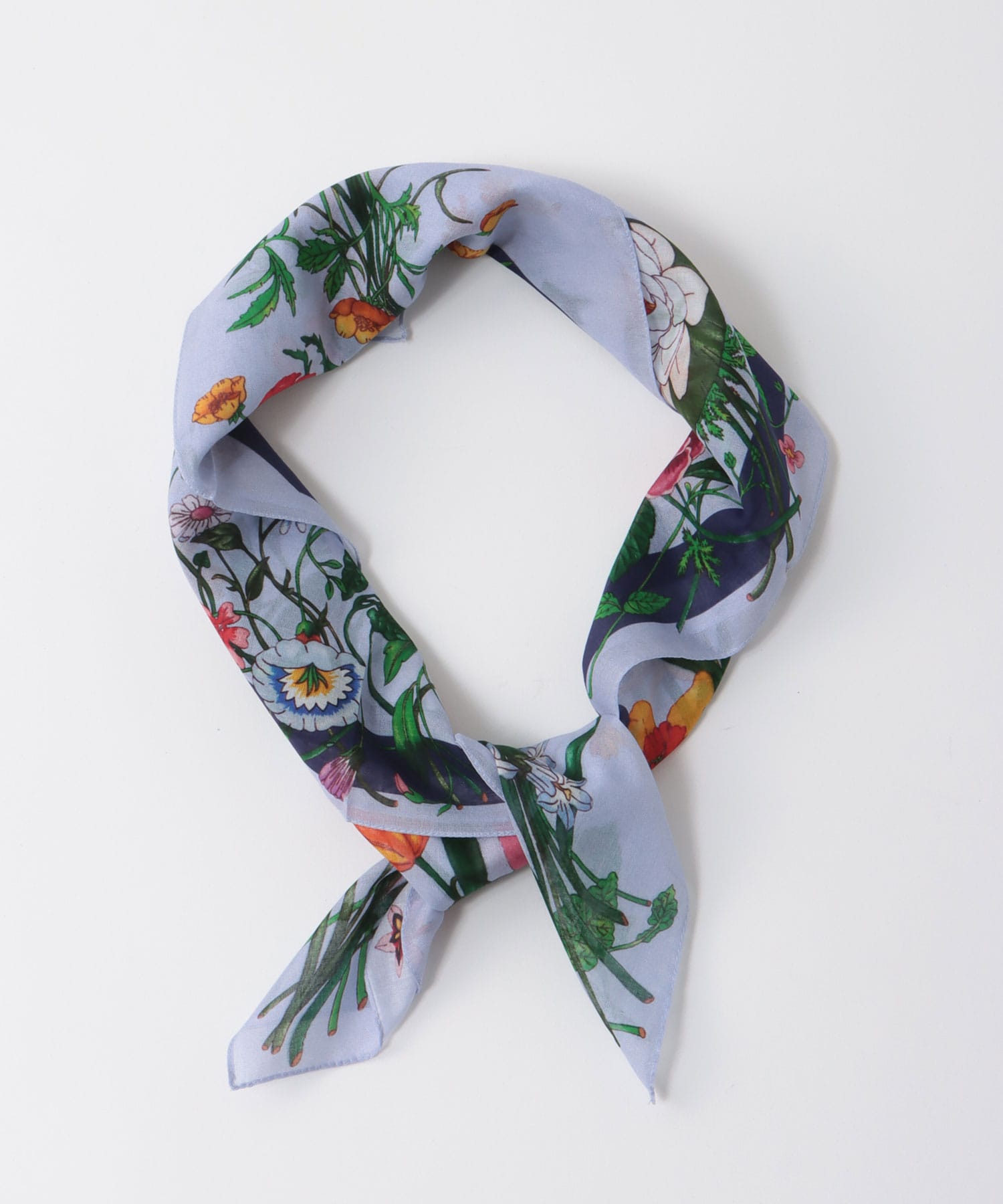 フラワーアソートプリントスカーフ