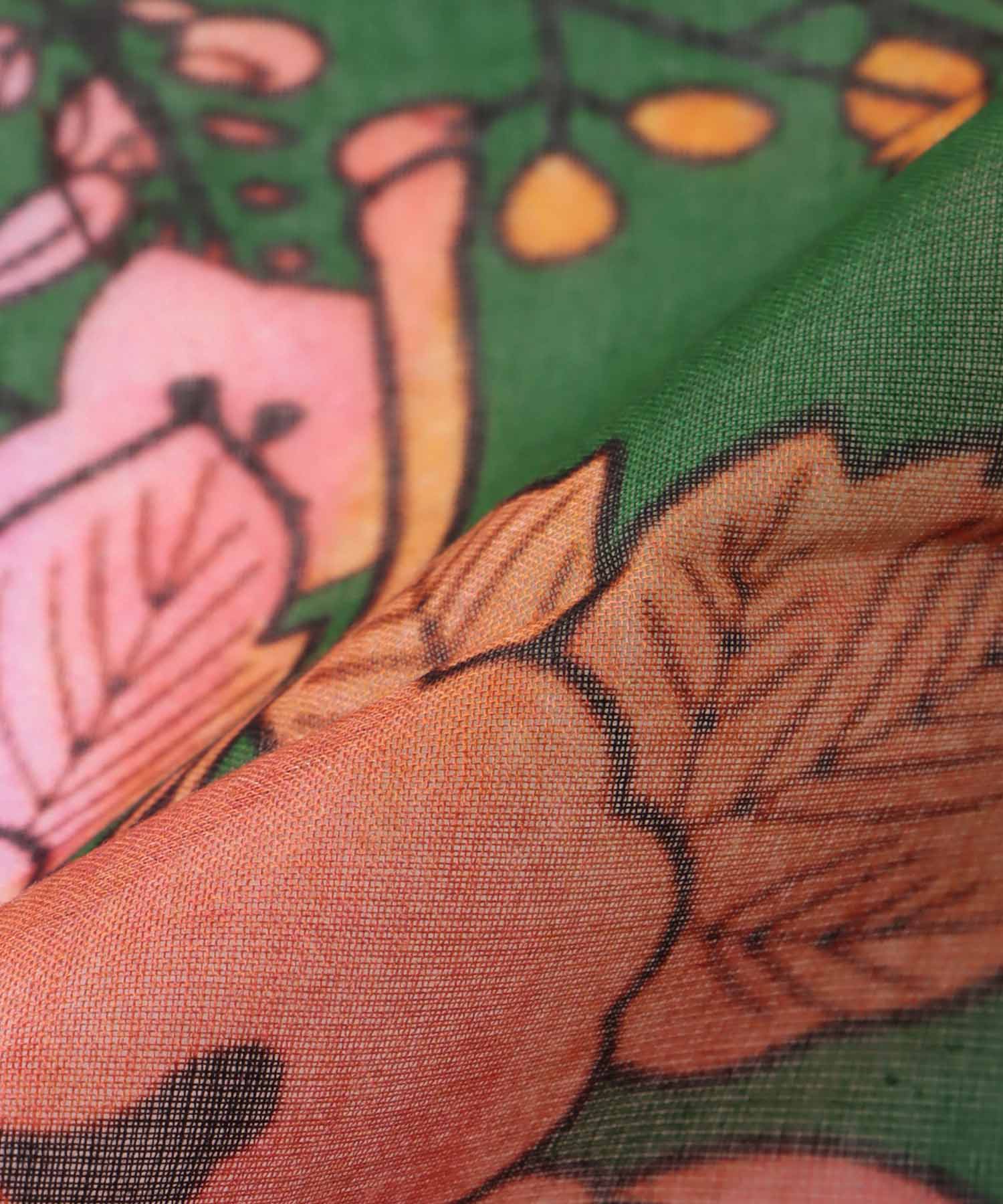 フラワーアソートプリントスカーフ