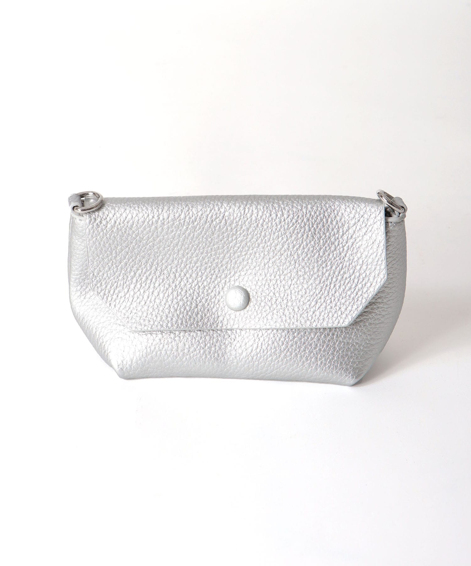 【cache cache】ミニショルダー付ソフトフェイクレザーバッグ