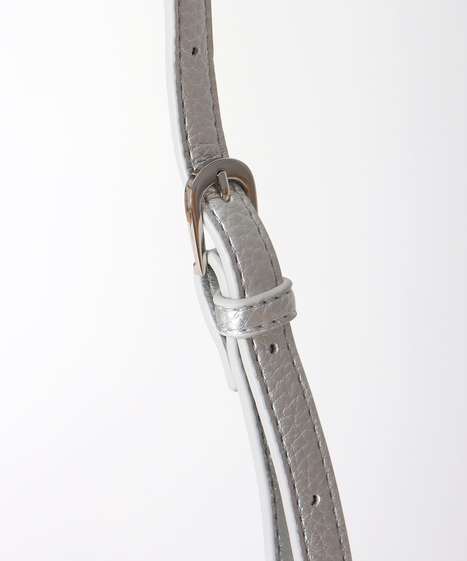 【cache cache】ミニショルダー付ソフトフェイクレザーバッグ