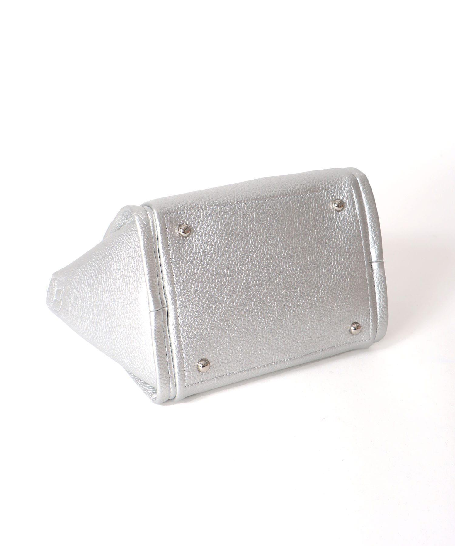 【cache cache】ミニショルダー付ソフトフェイクレザーバッグ