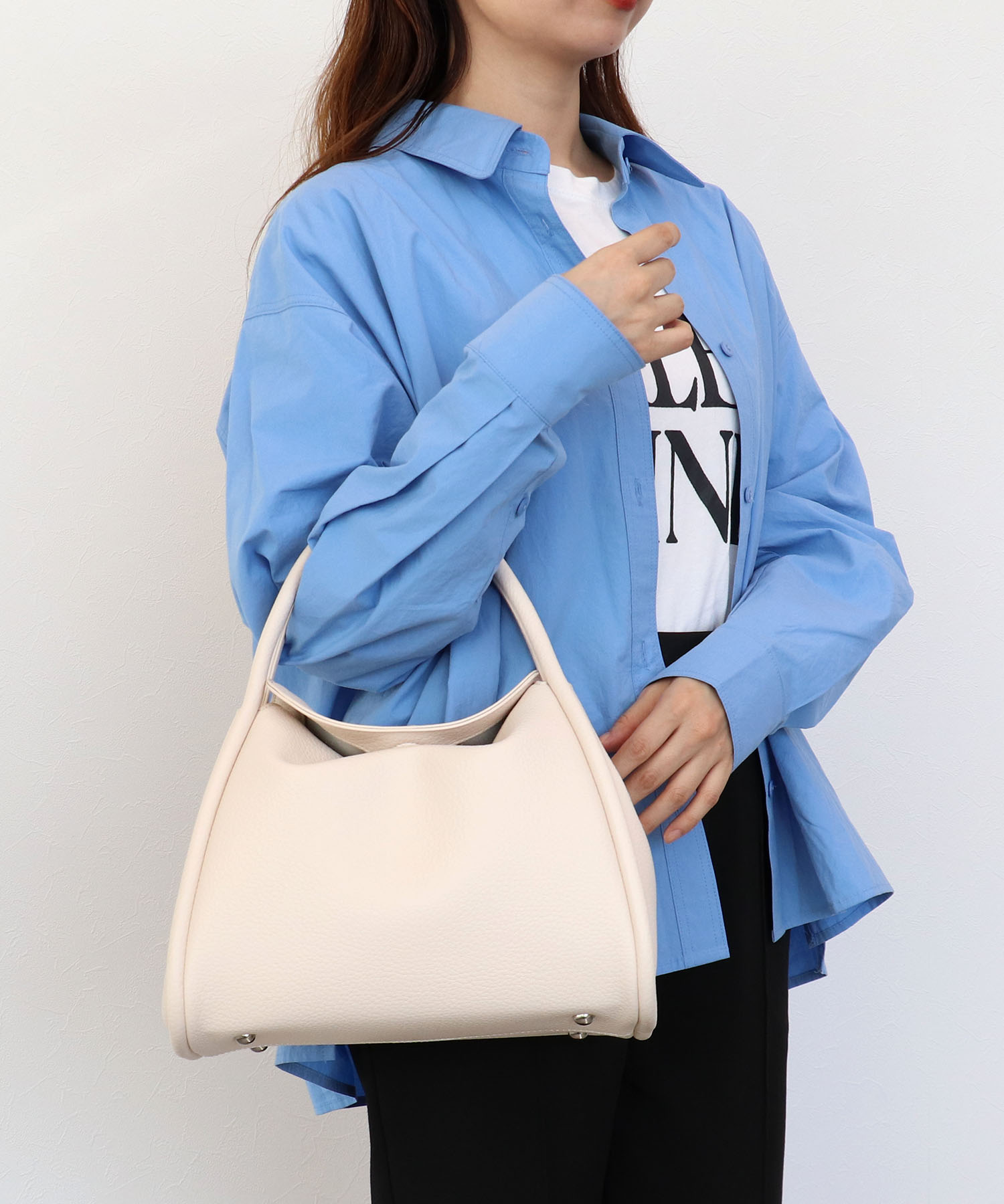 通しハンドルフラップトート