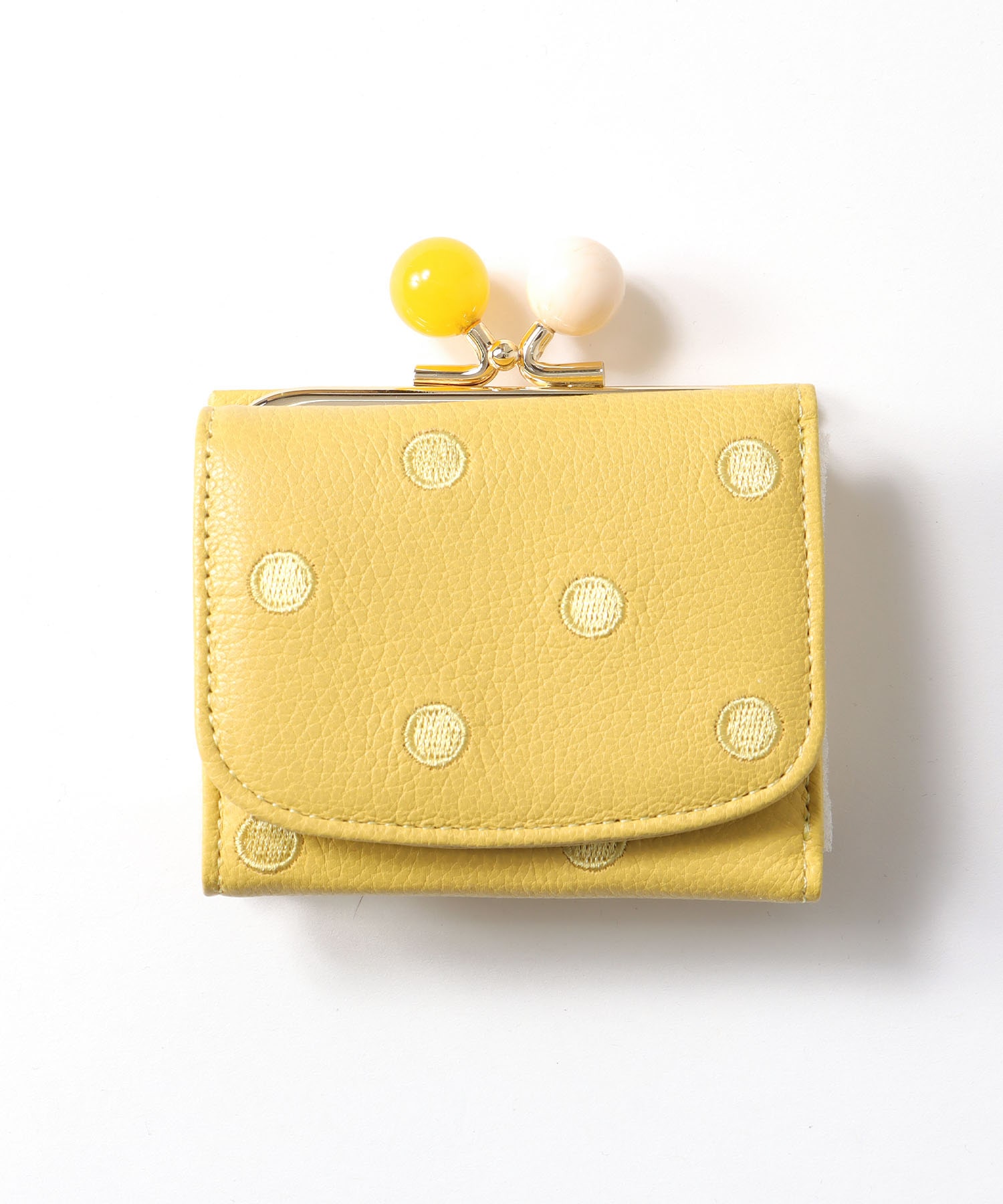 【perche】山羊革三つ折りウォレット