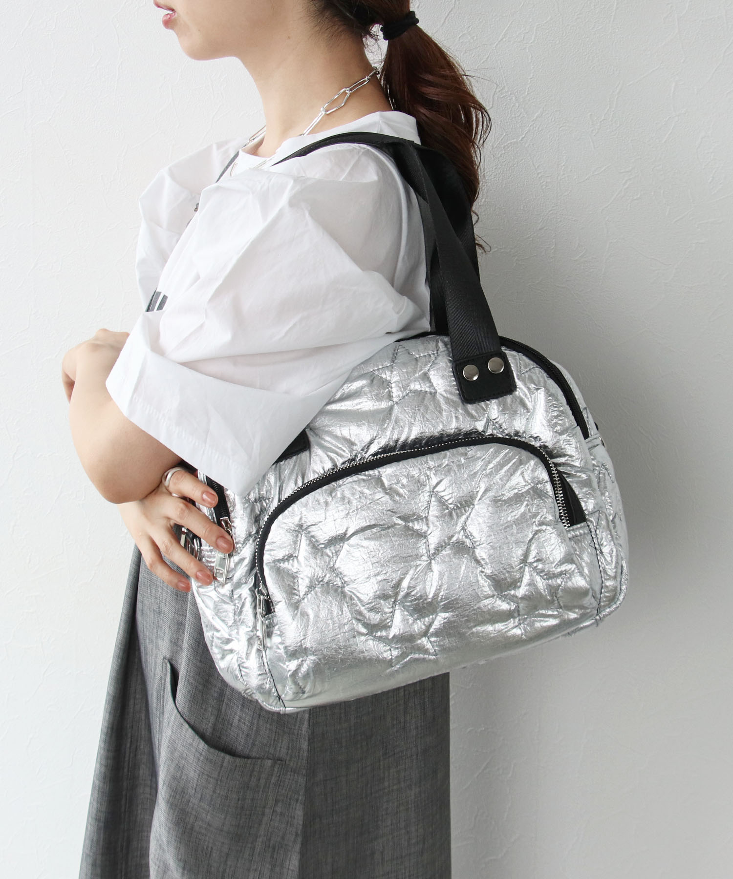 ★キルティングラウンドボストン