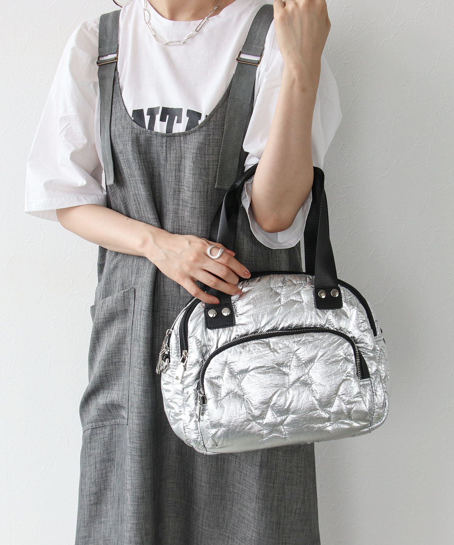 ★キルティングラウンドボストン